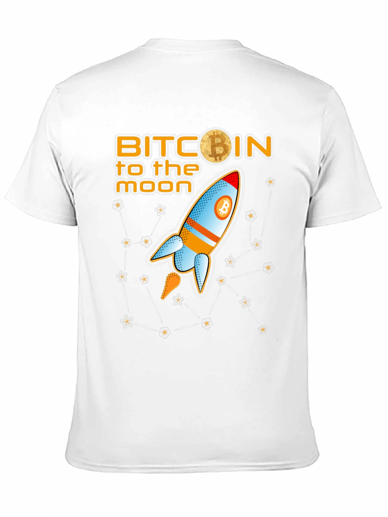 Bitcoin to the Moon Graphic T-Shirt