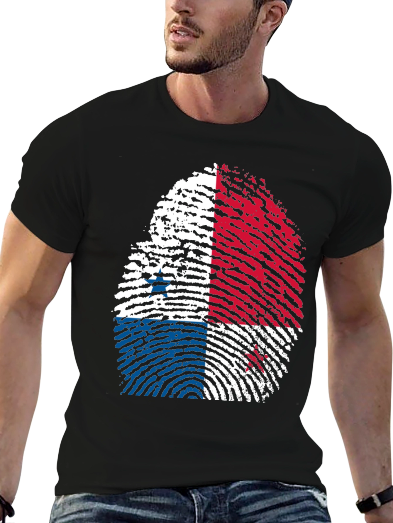 Panama Fingerprint Flag T-Shirt