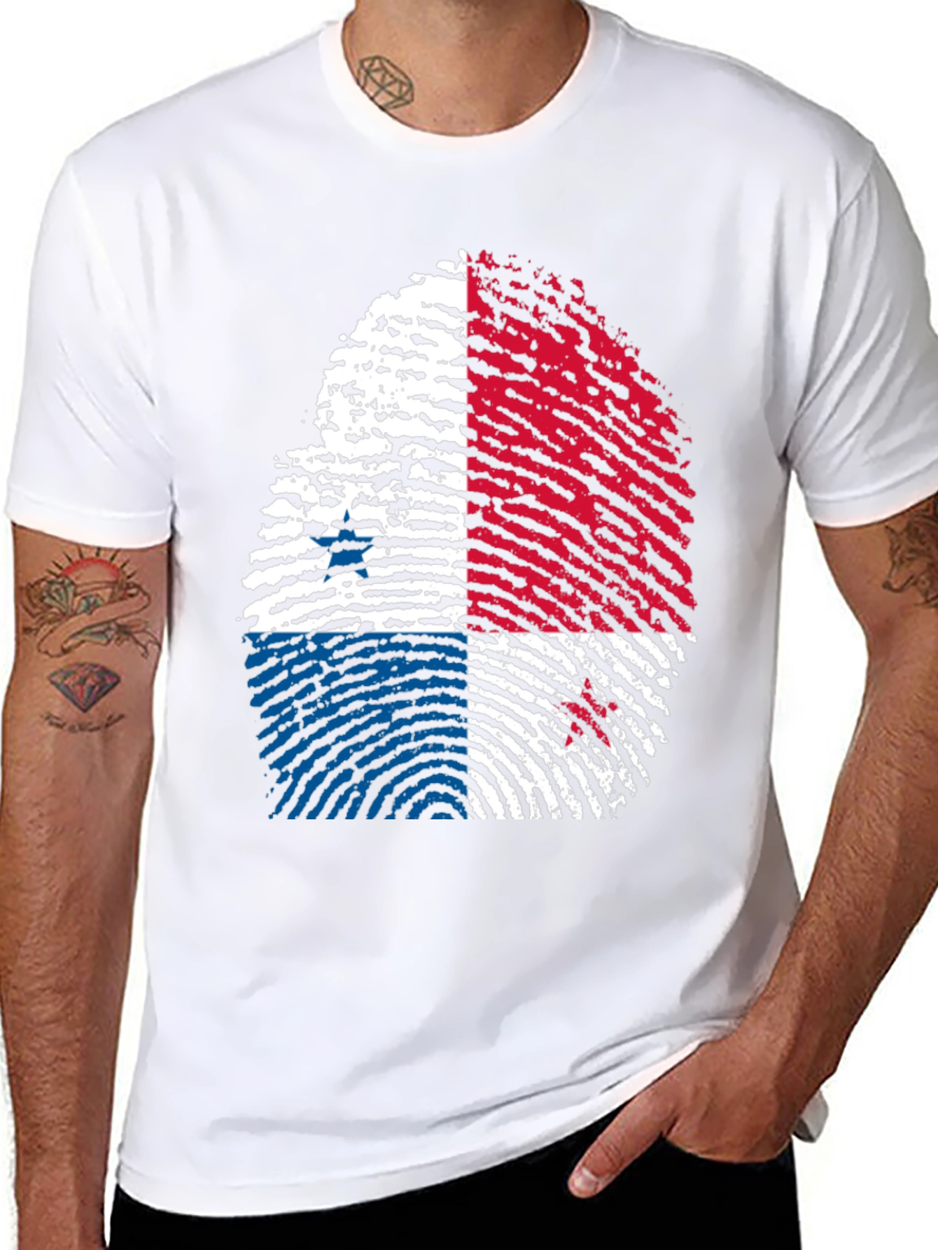 Panama Fingerprint Flag T-Shirt