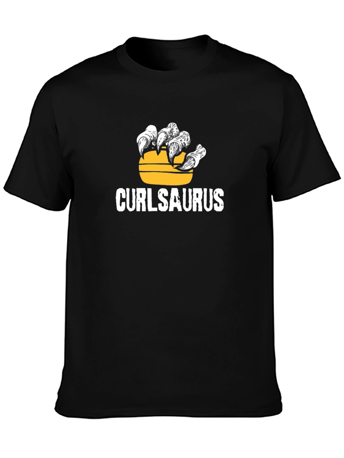 Curlsaurus Funny Graphic T-Shirt