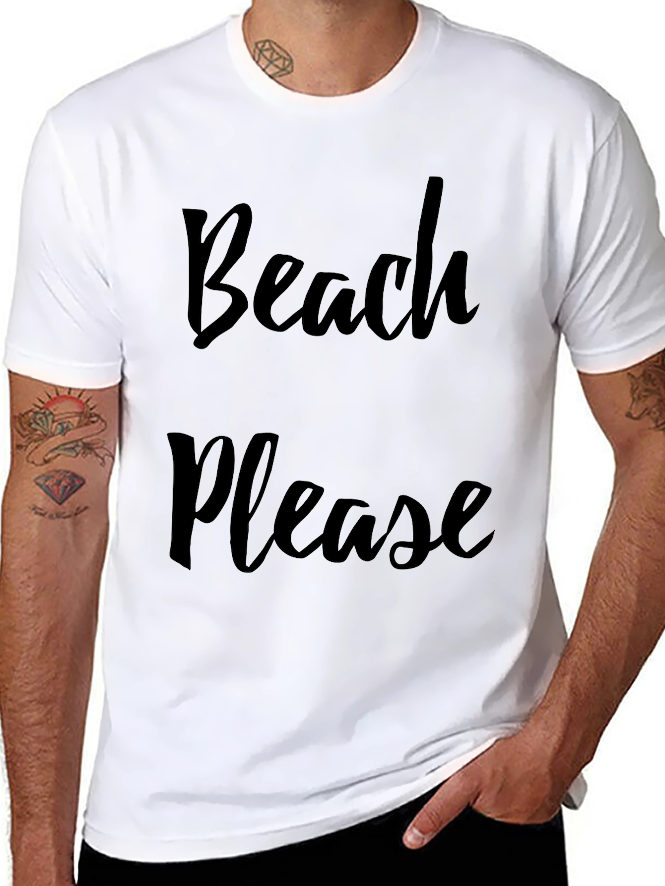 Beach Please Graphic T-Shirt - Unisex