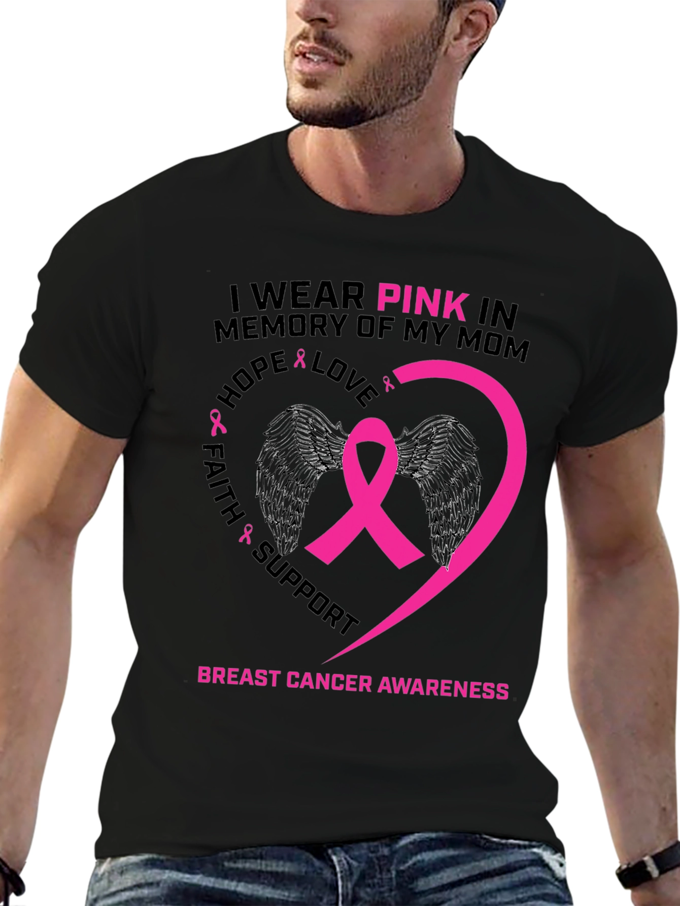 Breast Cancer Awareness Graphic Tee