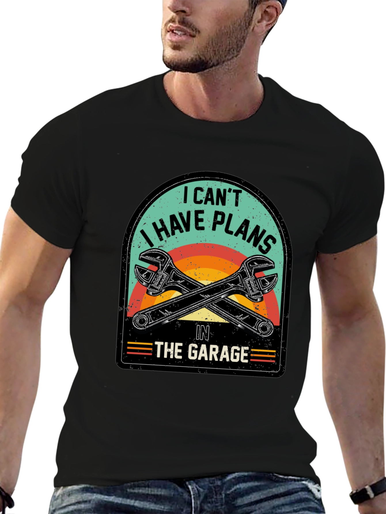 Garage Plans T-Shirt - Mechanic Humor Tee