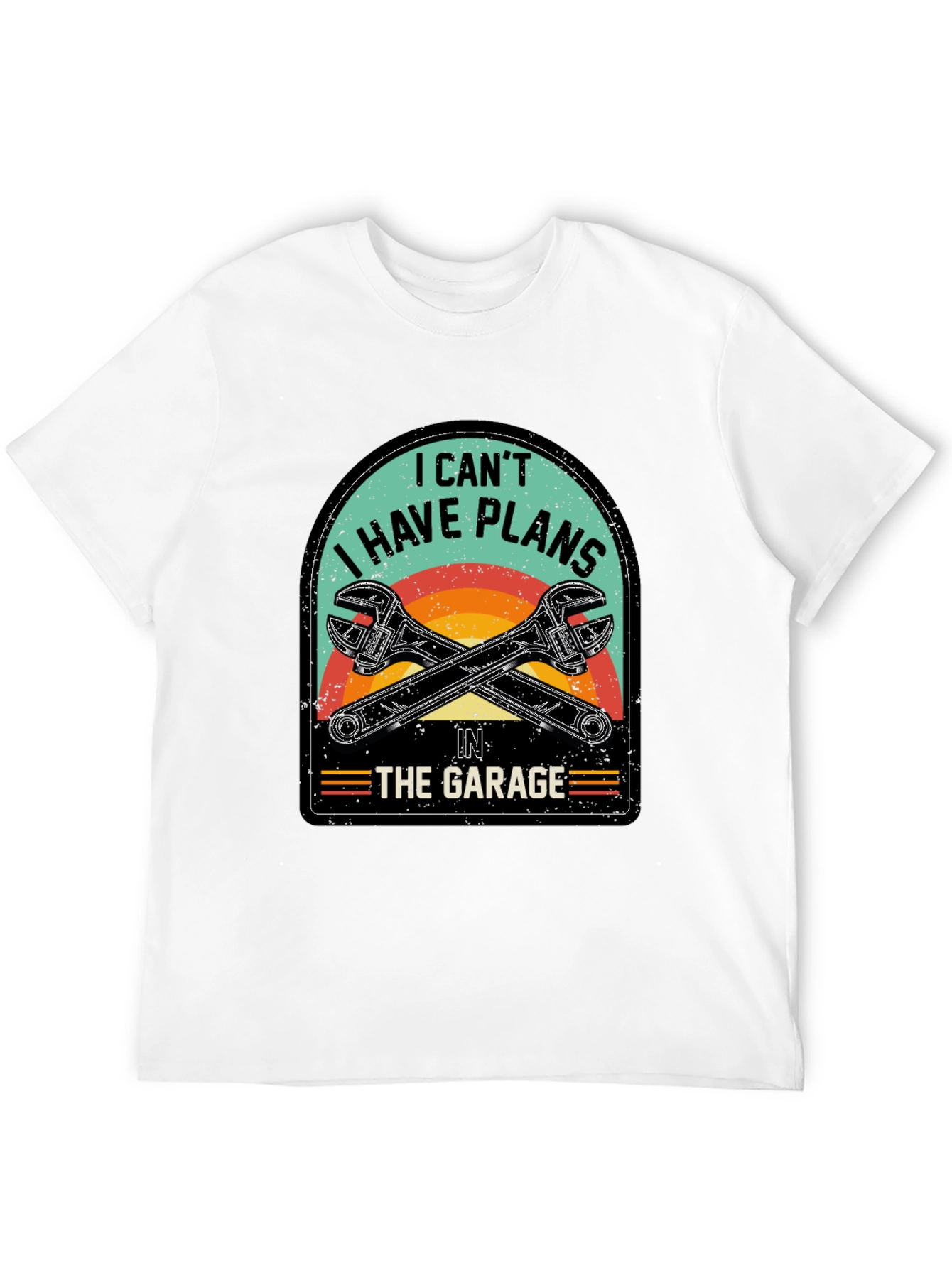 Garage Plans T-Shirt - Mechanic Humor Tee