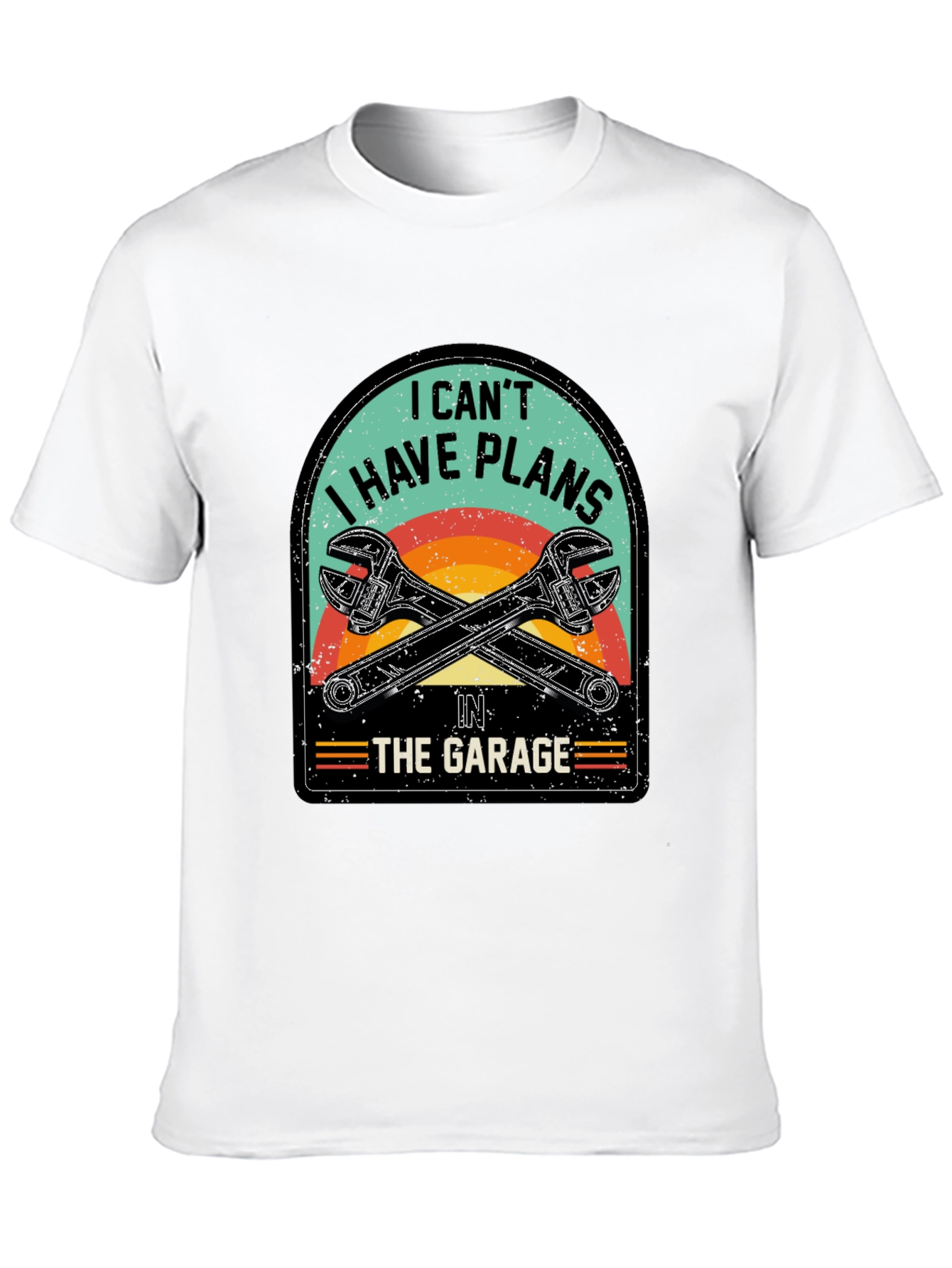 Garage Plans T-Shirt - Mechanic Humor Tee