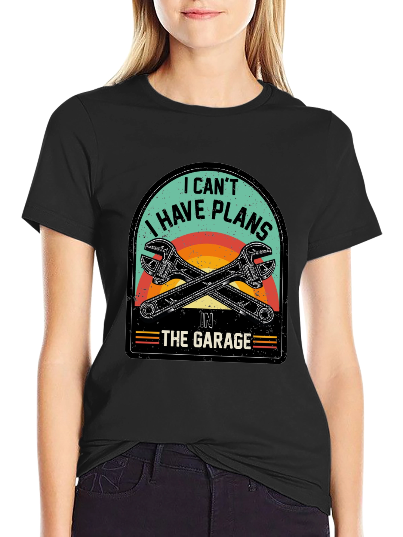 Garage Plans T-Shirt - Mechanic Humor Tee