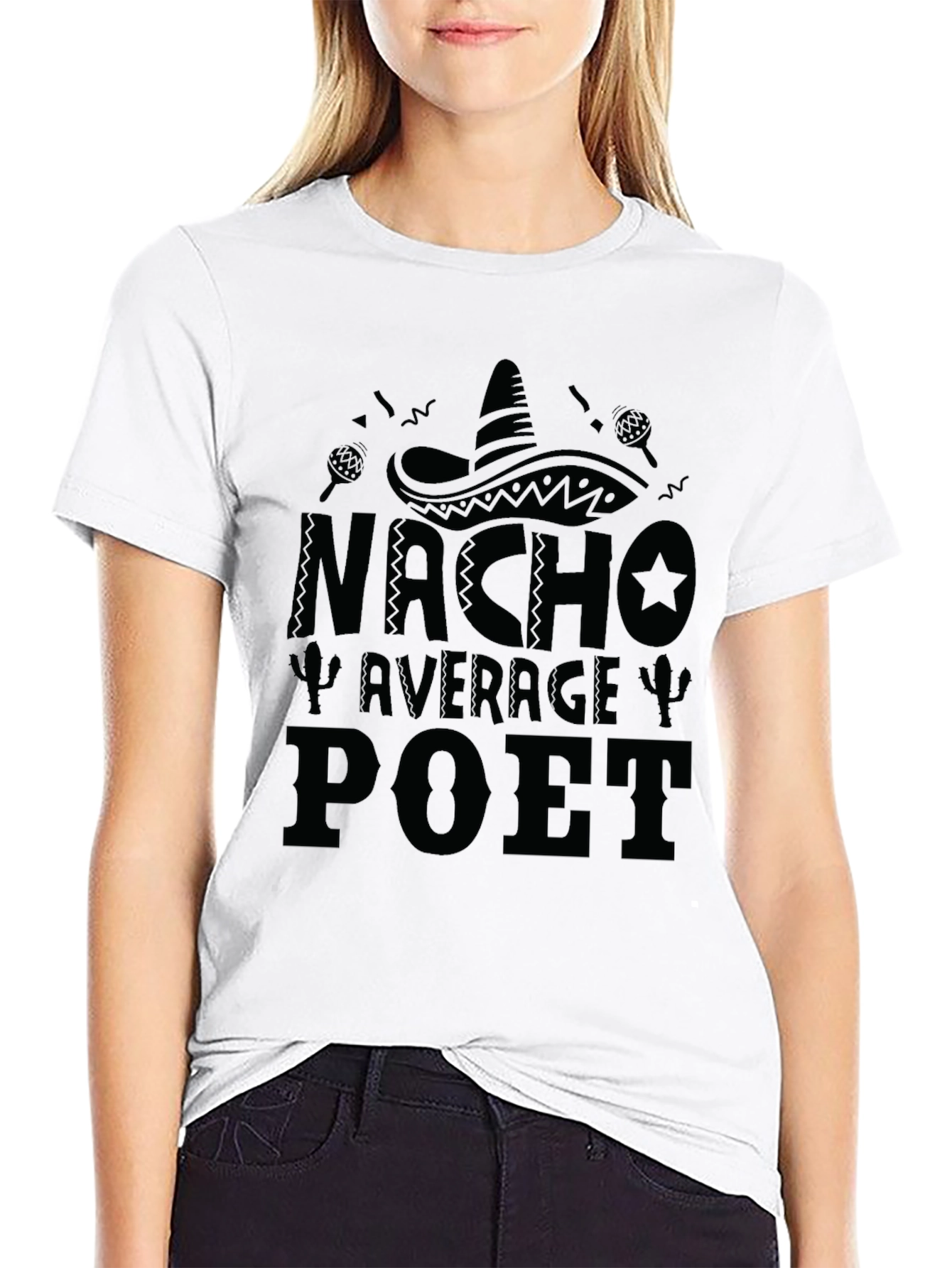 Nacho Average Poet T-Shirt Funny Cinco de Mayo Tee