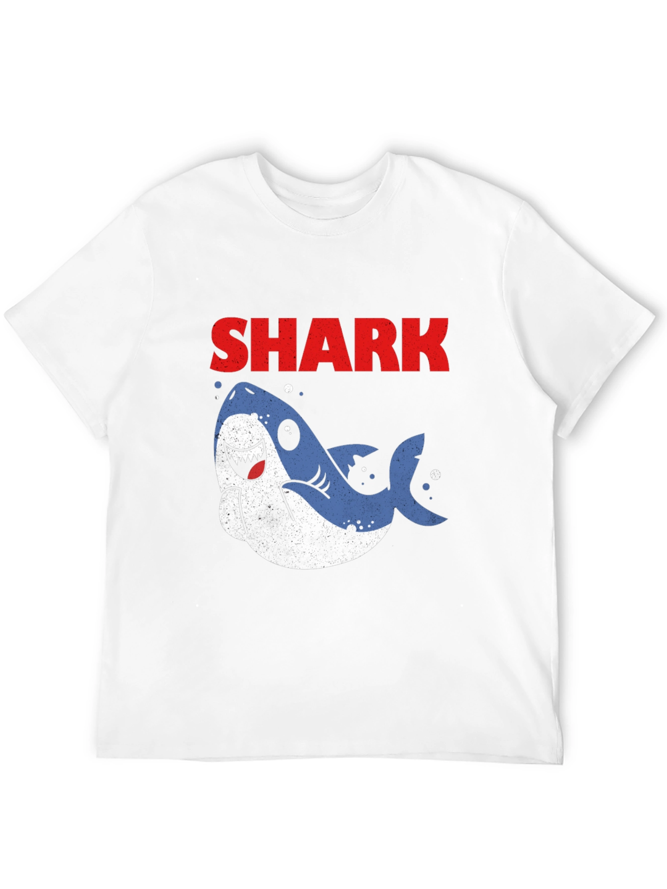 Cute Cartoon Shark Graphic T-Shirt