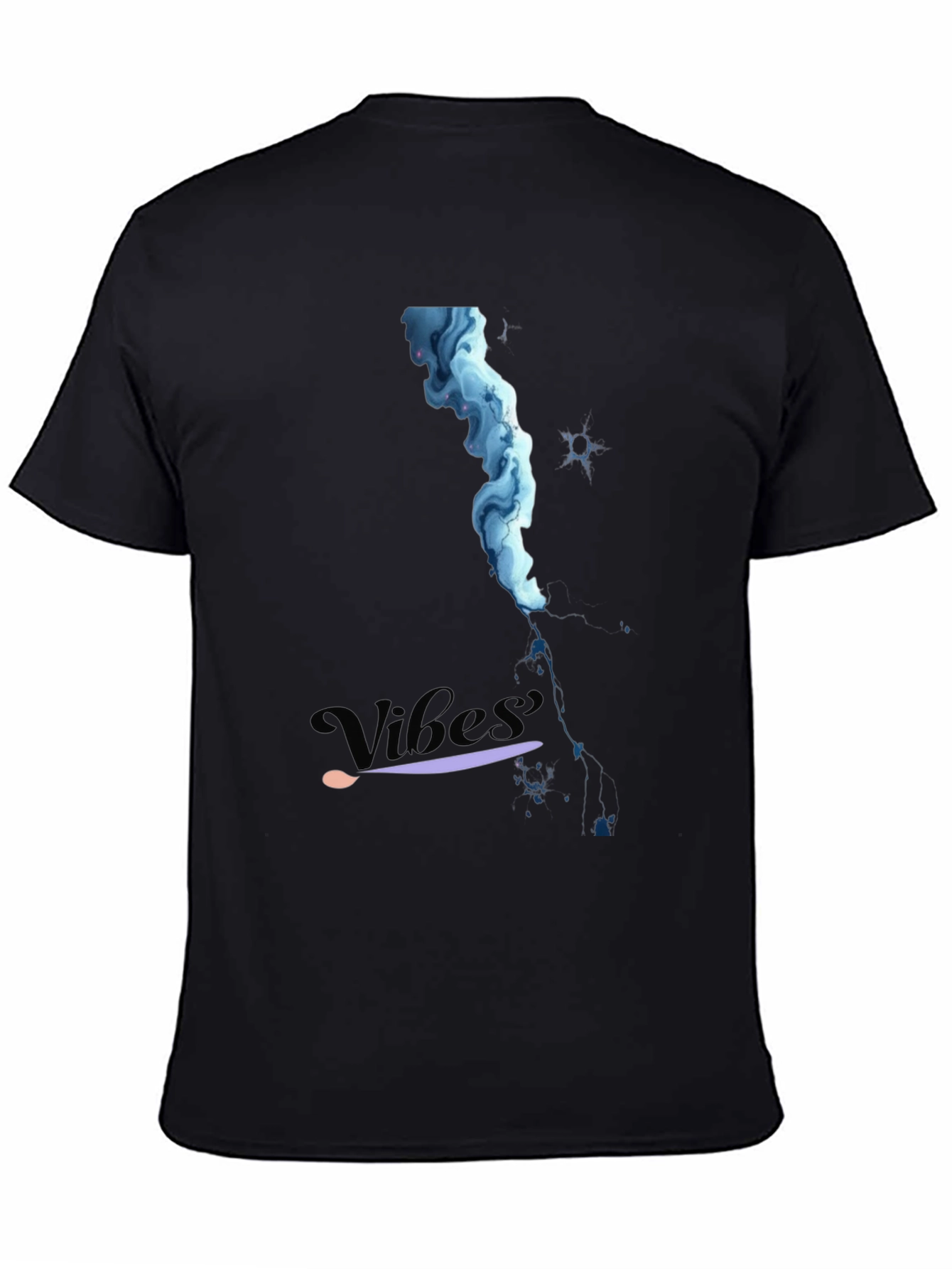 Vibes Graphic Tee - Cool Smoke Design