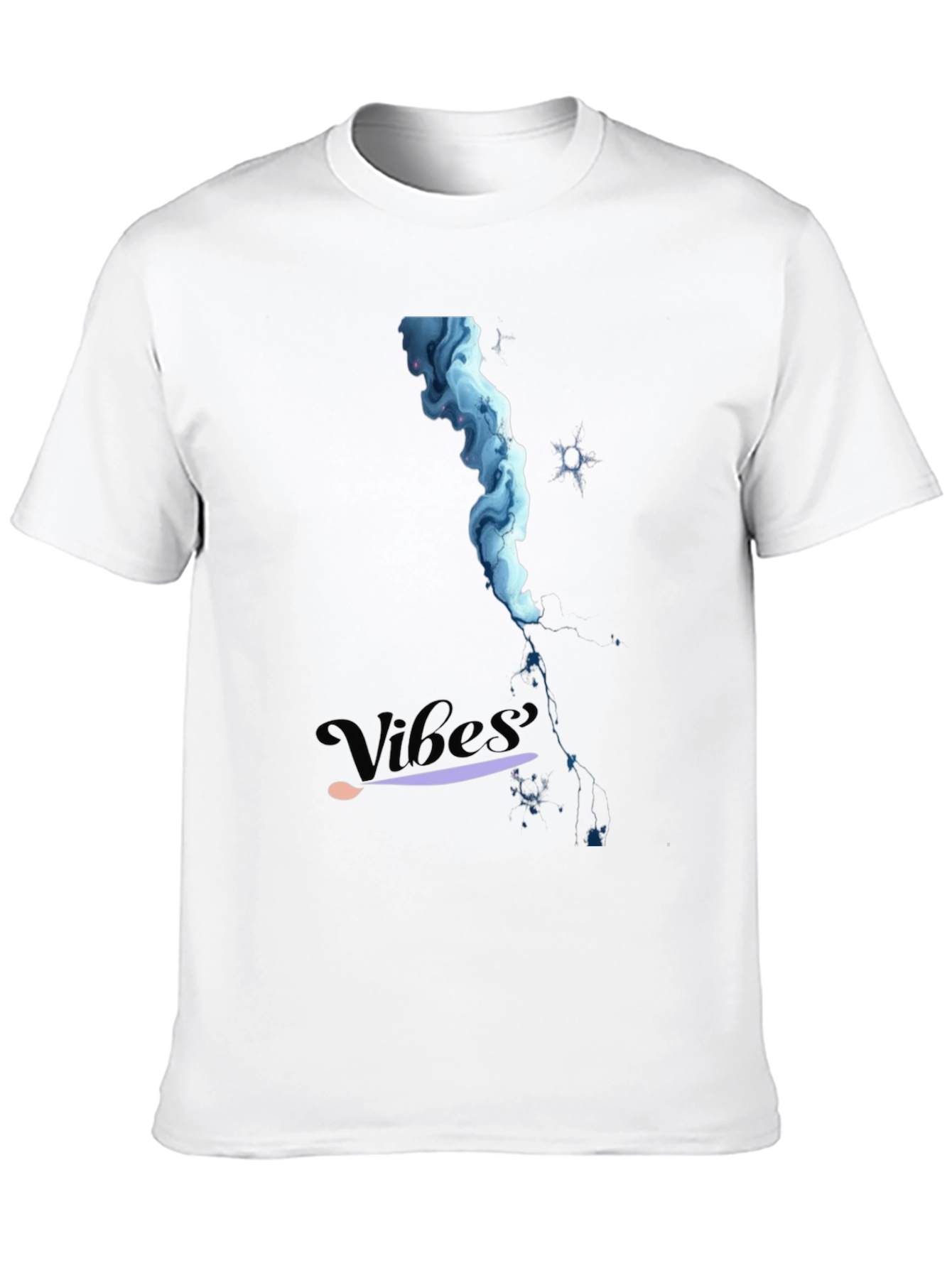 Vibes Graphic Tee - Cool Smoke Design