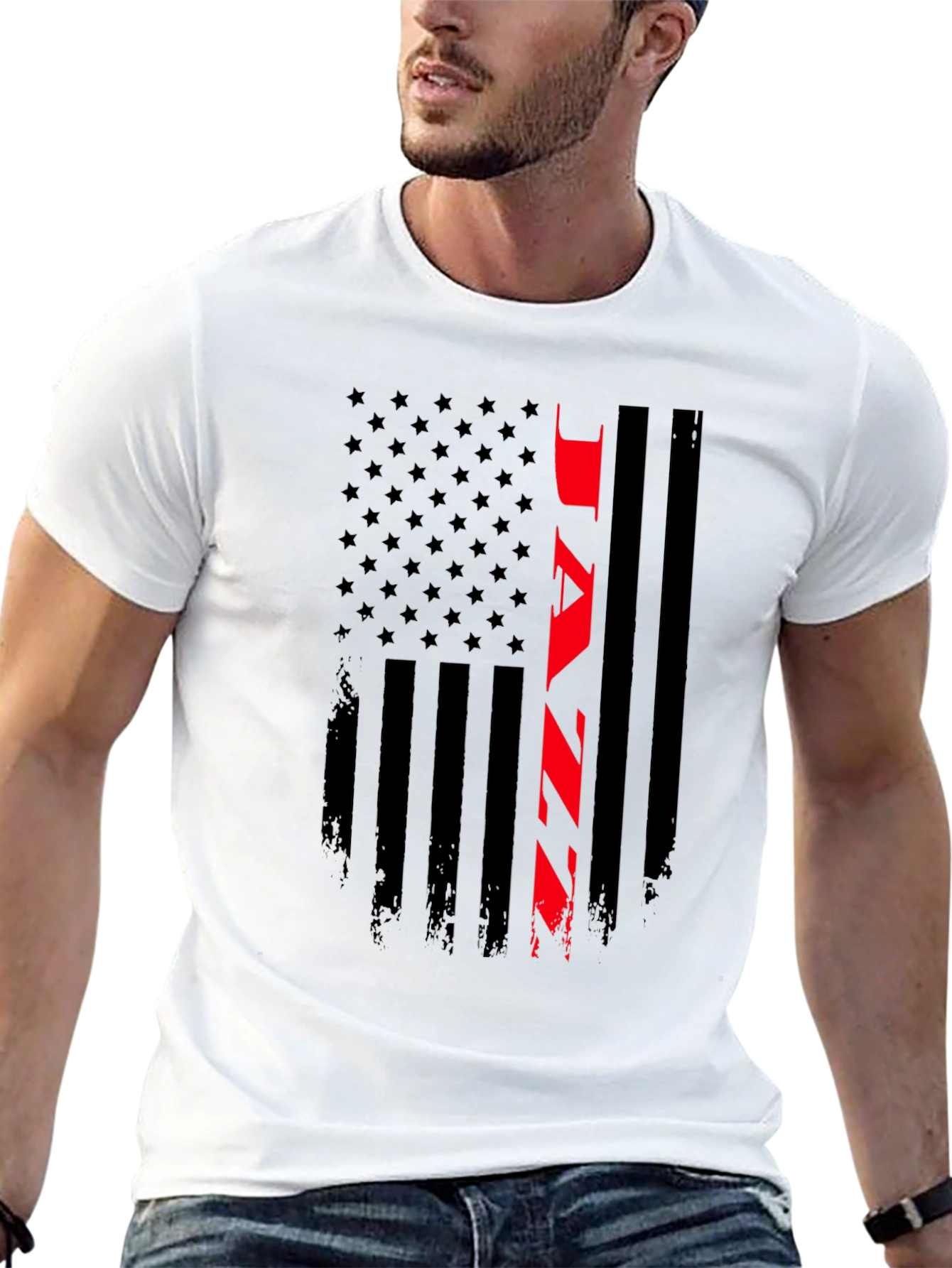 Jazz American Flag T-Shirt - Patriotic Music Tee