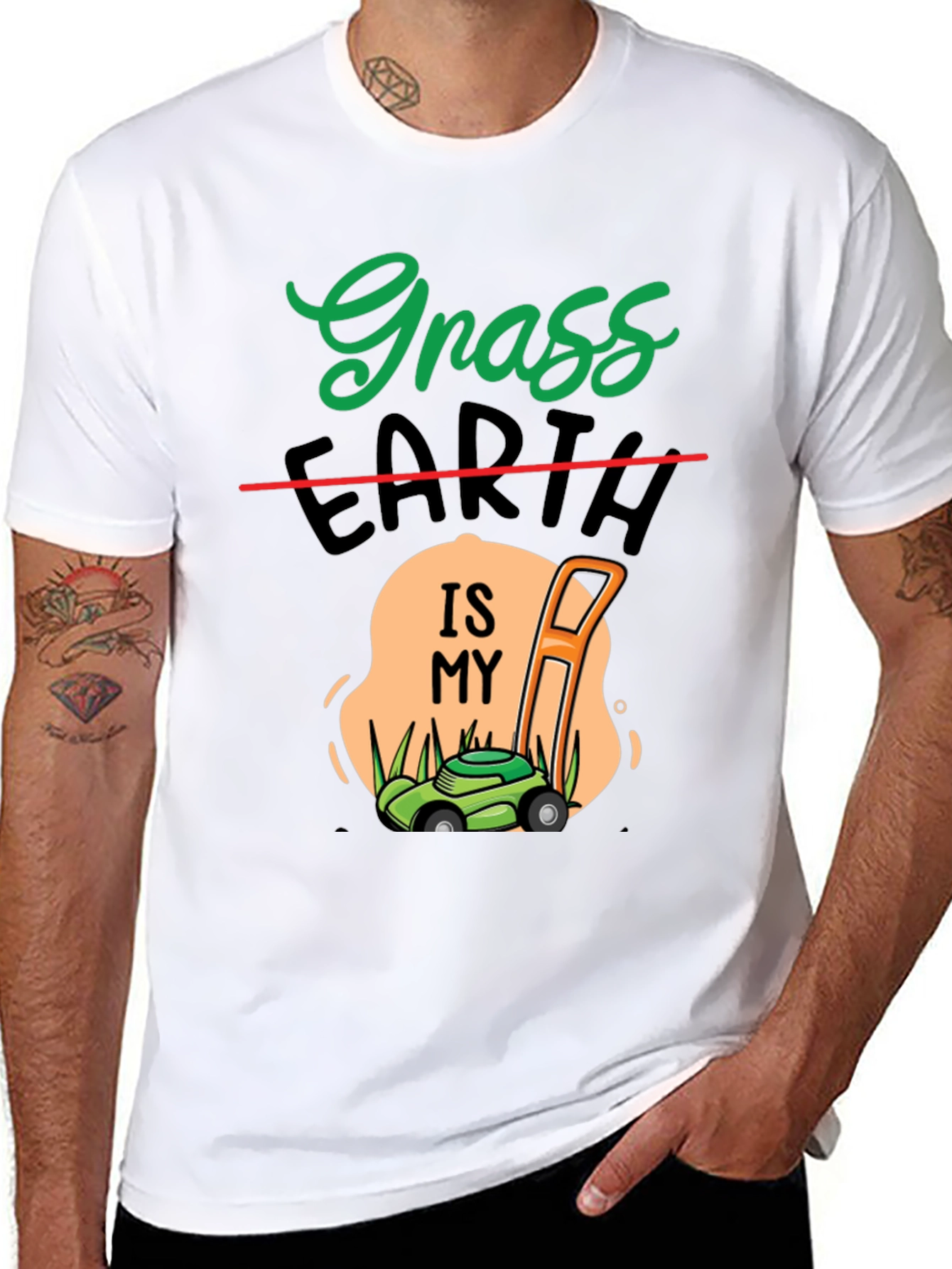 Grass Earth Is My Turf - Gardening T-Shirt