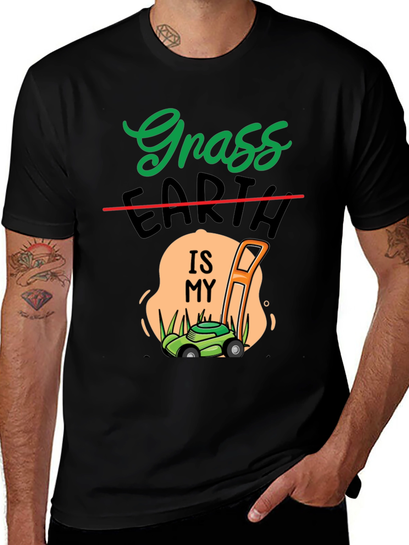 Grass Earth Is My Turf - Gardening T-Shirt