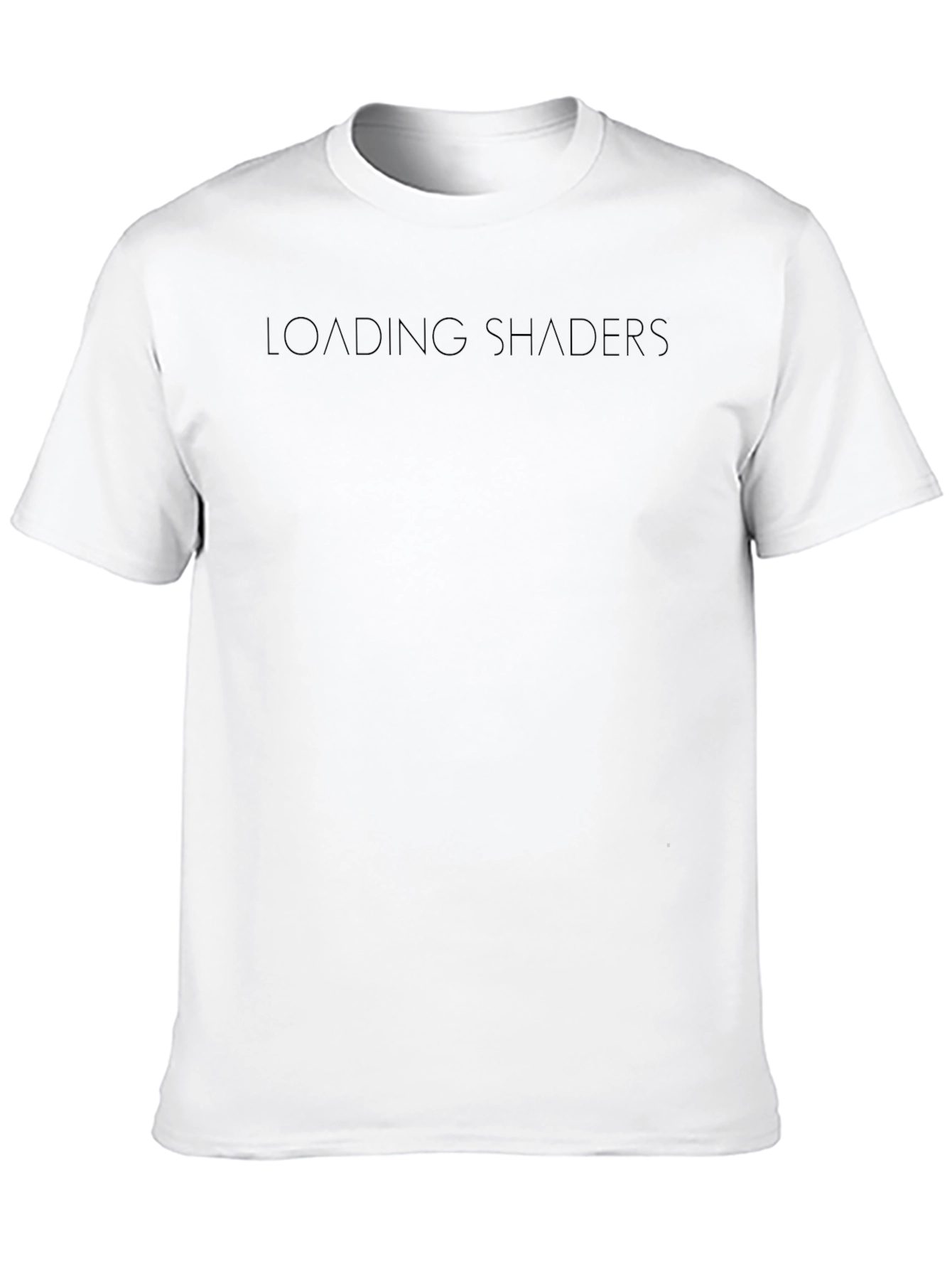 Loading Shaders Black Graphic T-Shirt