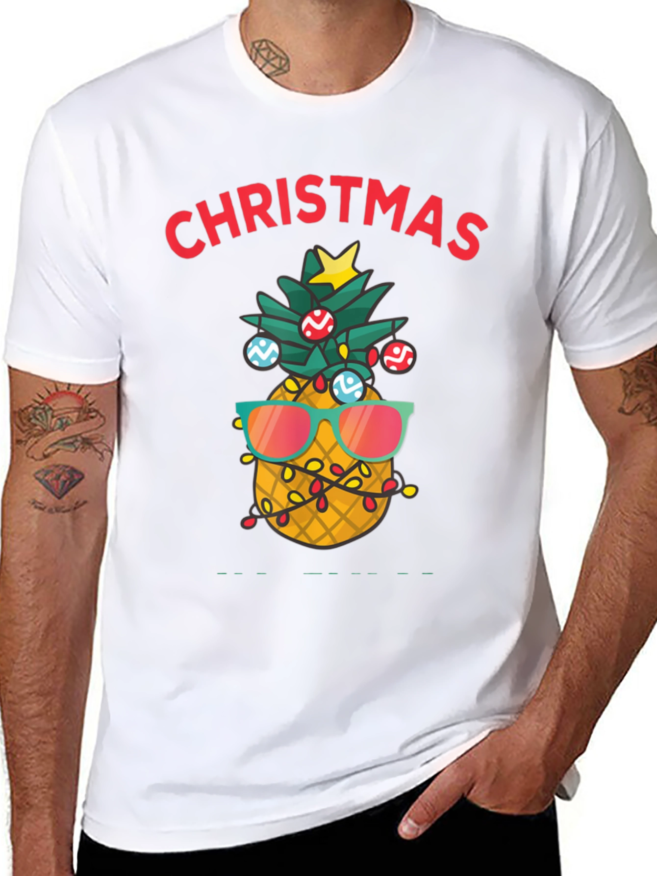 Christmas Pineapple T-Shirt