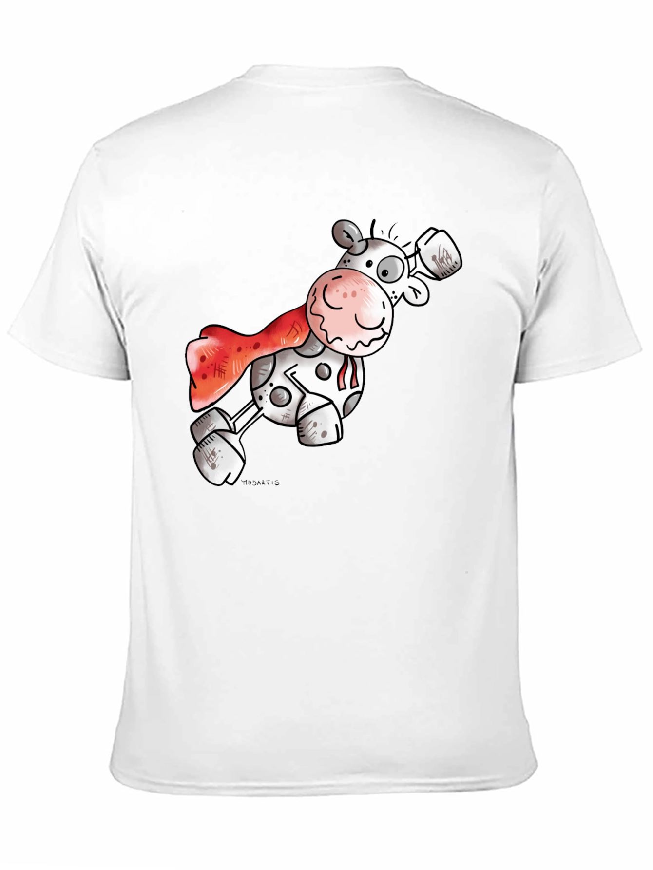 Super Cow T-Shirt: Funny Cartoon Hero Tee