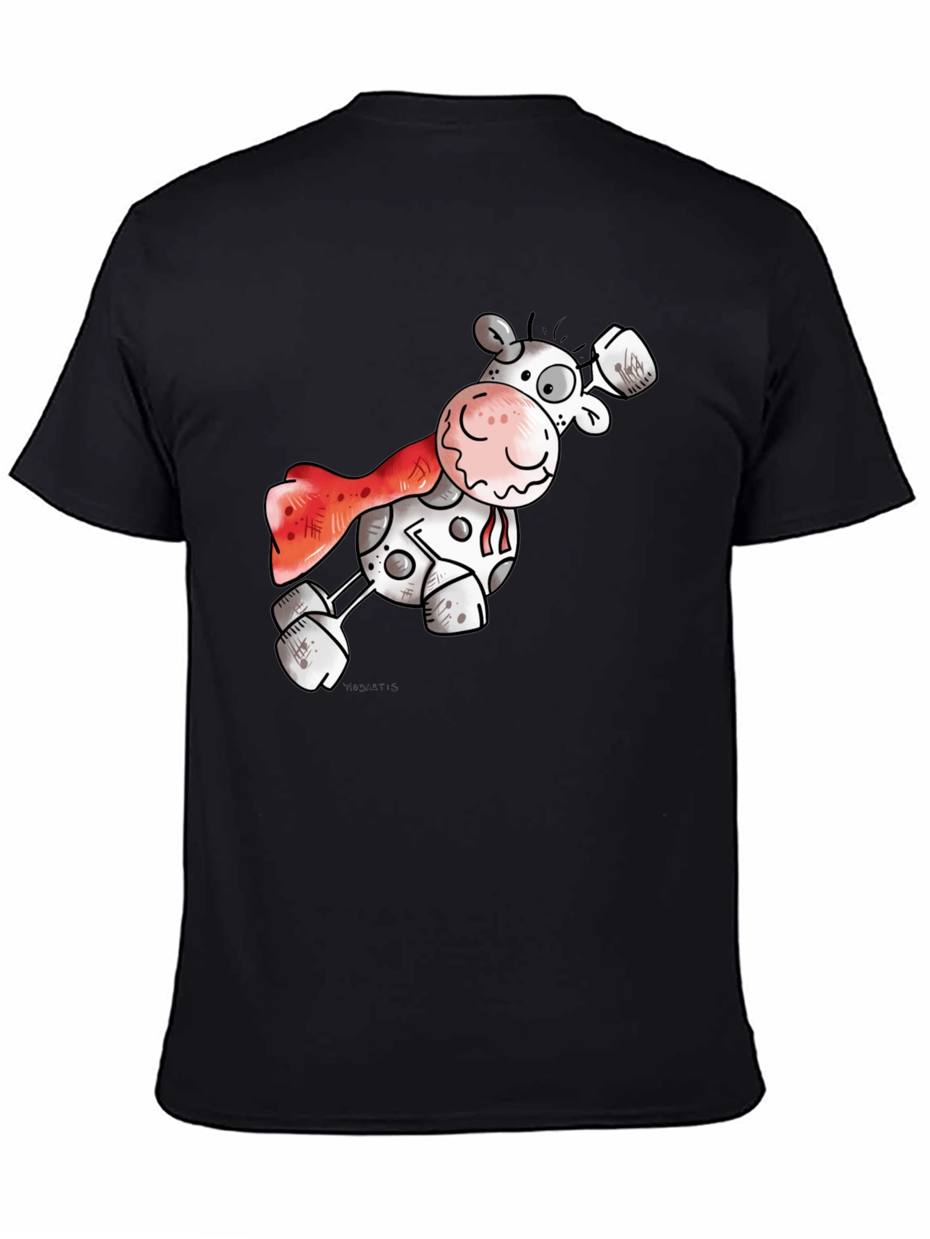 Super Cow T-Shirt: Funny Cartoon Hero Tee
