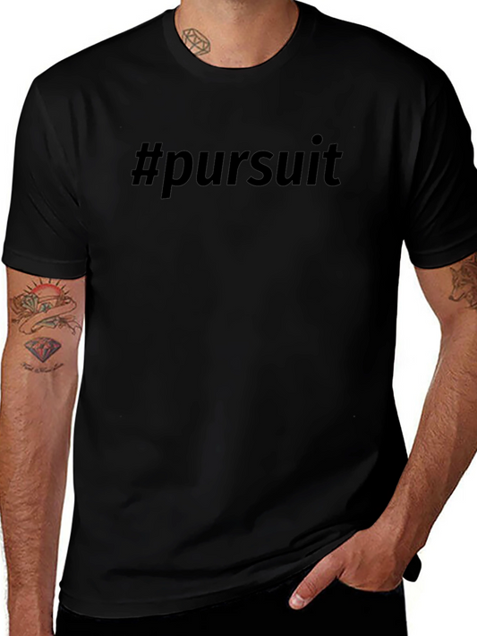 Hashtag Pursuit Black T-Shirt