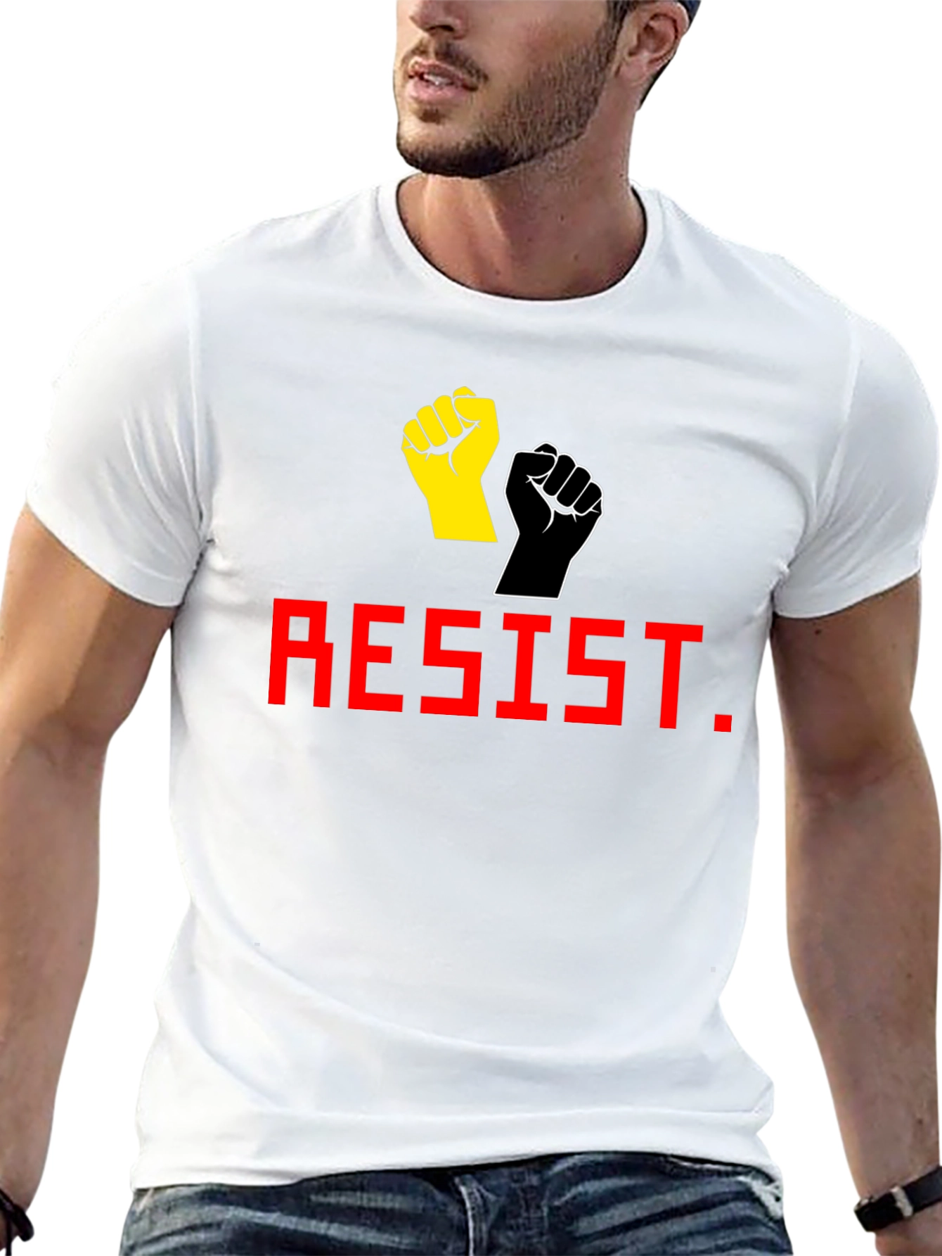 Resist Fist Tee - Activist Black T-Shirt