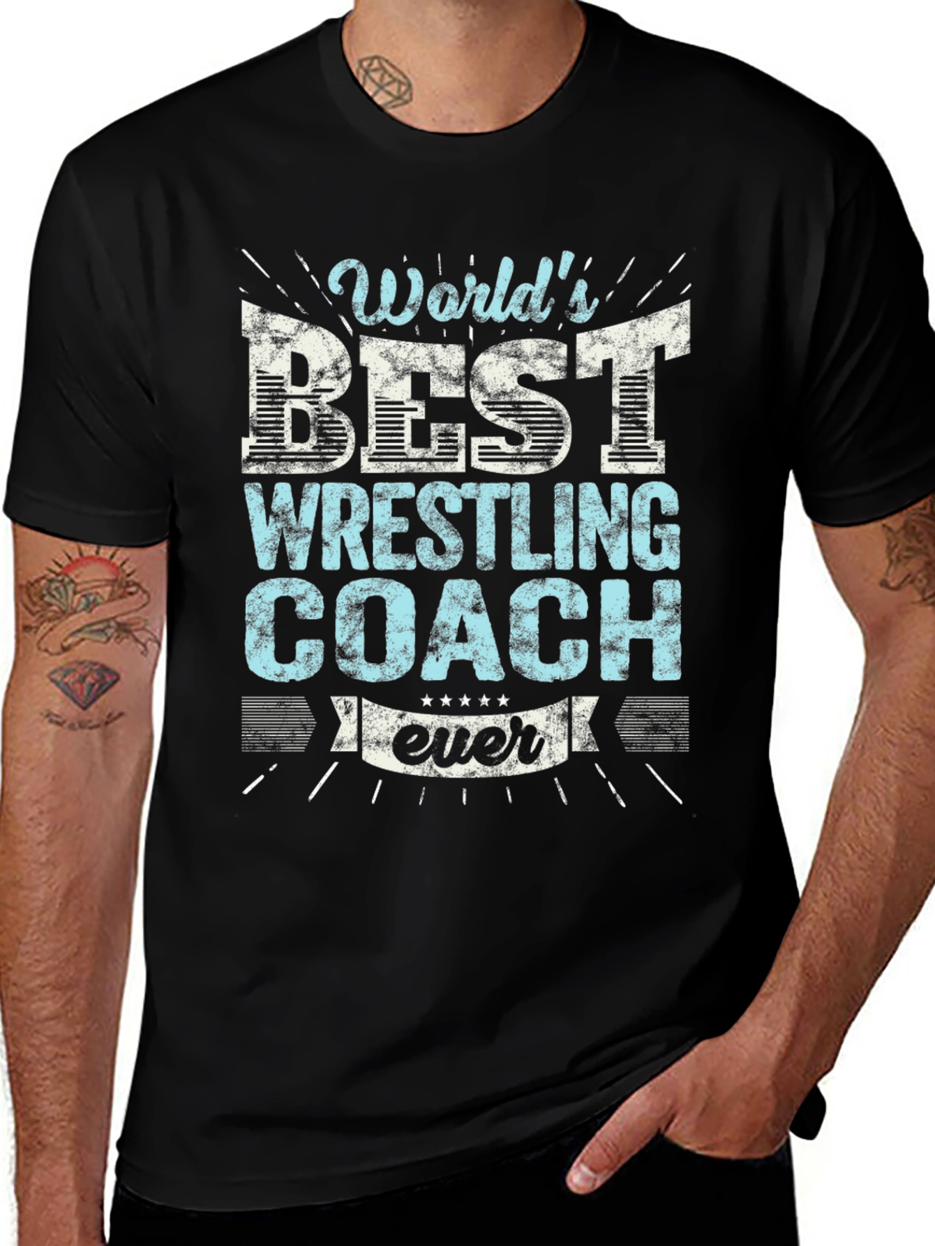 Worlds Best Wrestling Coach Ever T-Shirt