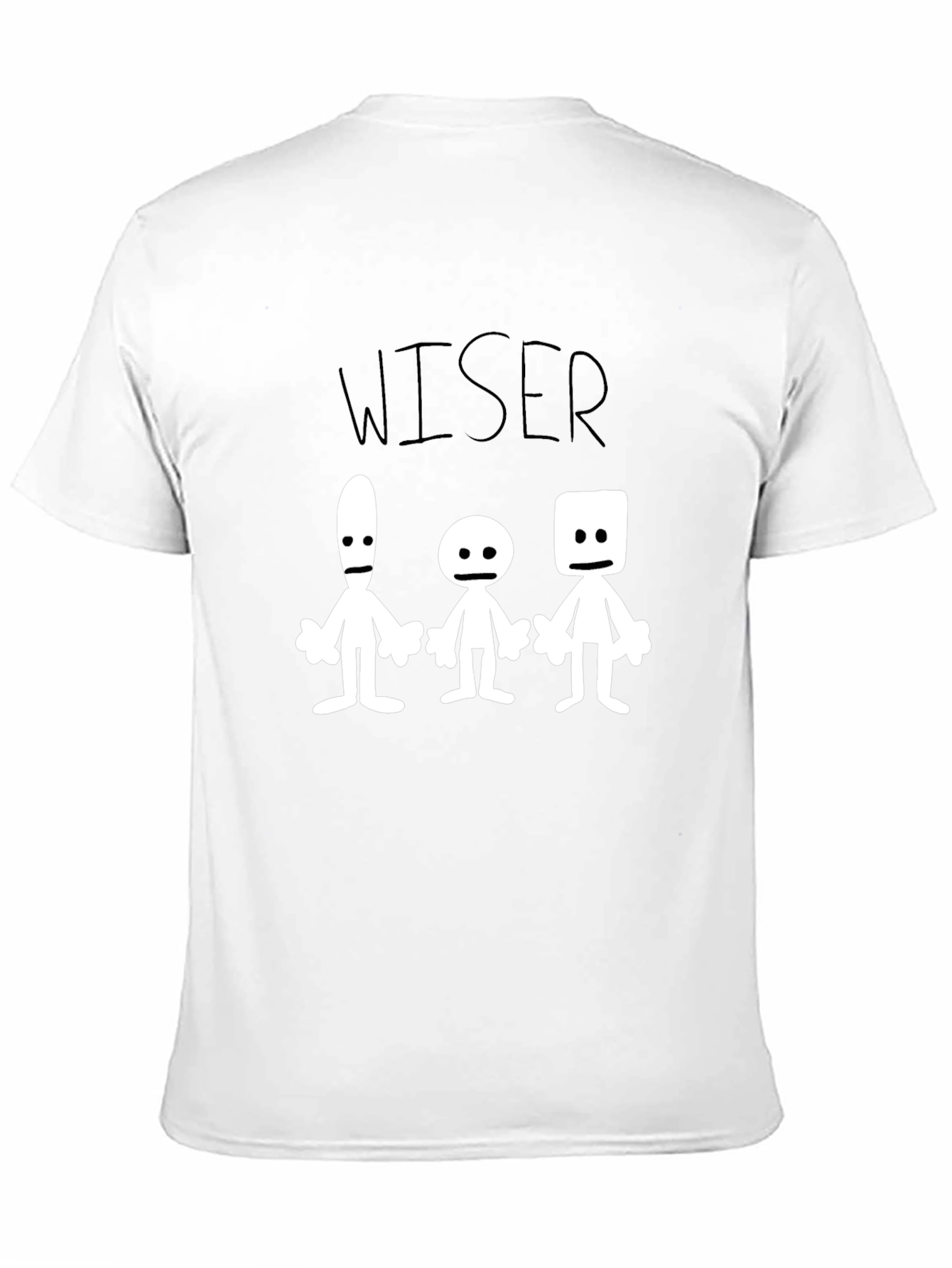 Wiser T-Shirt Graphic Print Black Crew Neck