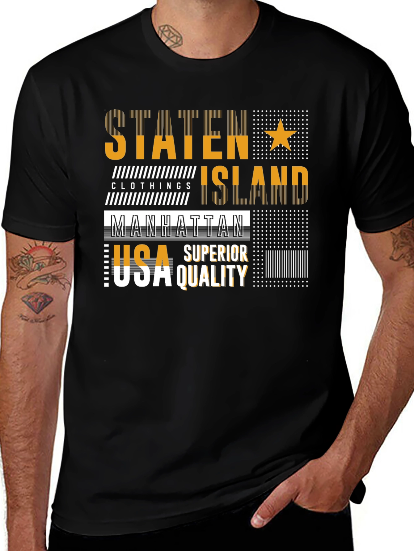 Staten Island Superior Quality Graphic T-Shirt