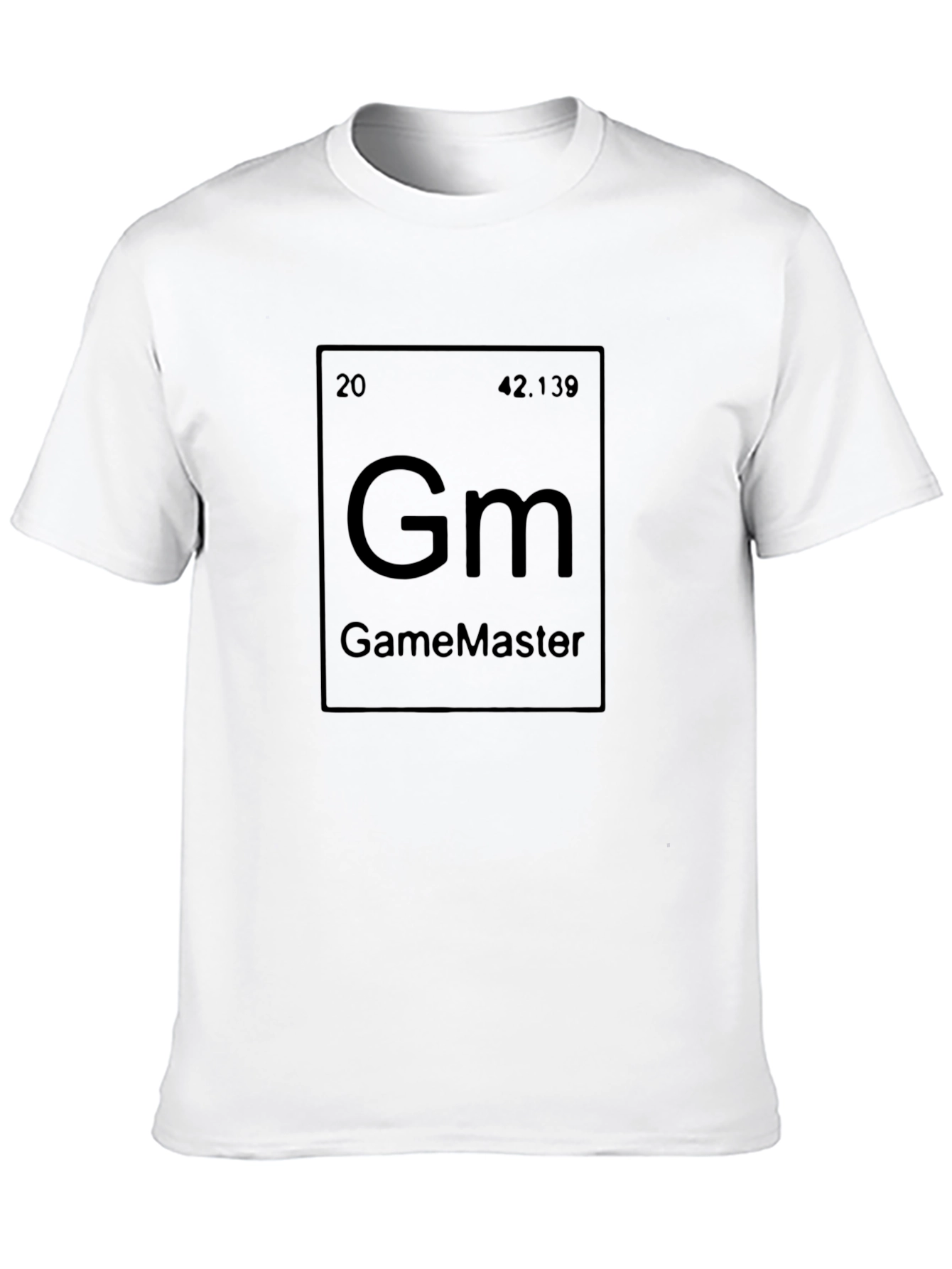 GameMaster T-Shirt Periodic Table Gamer Tee