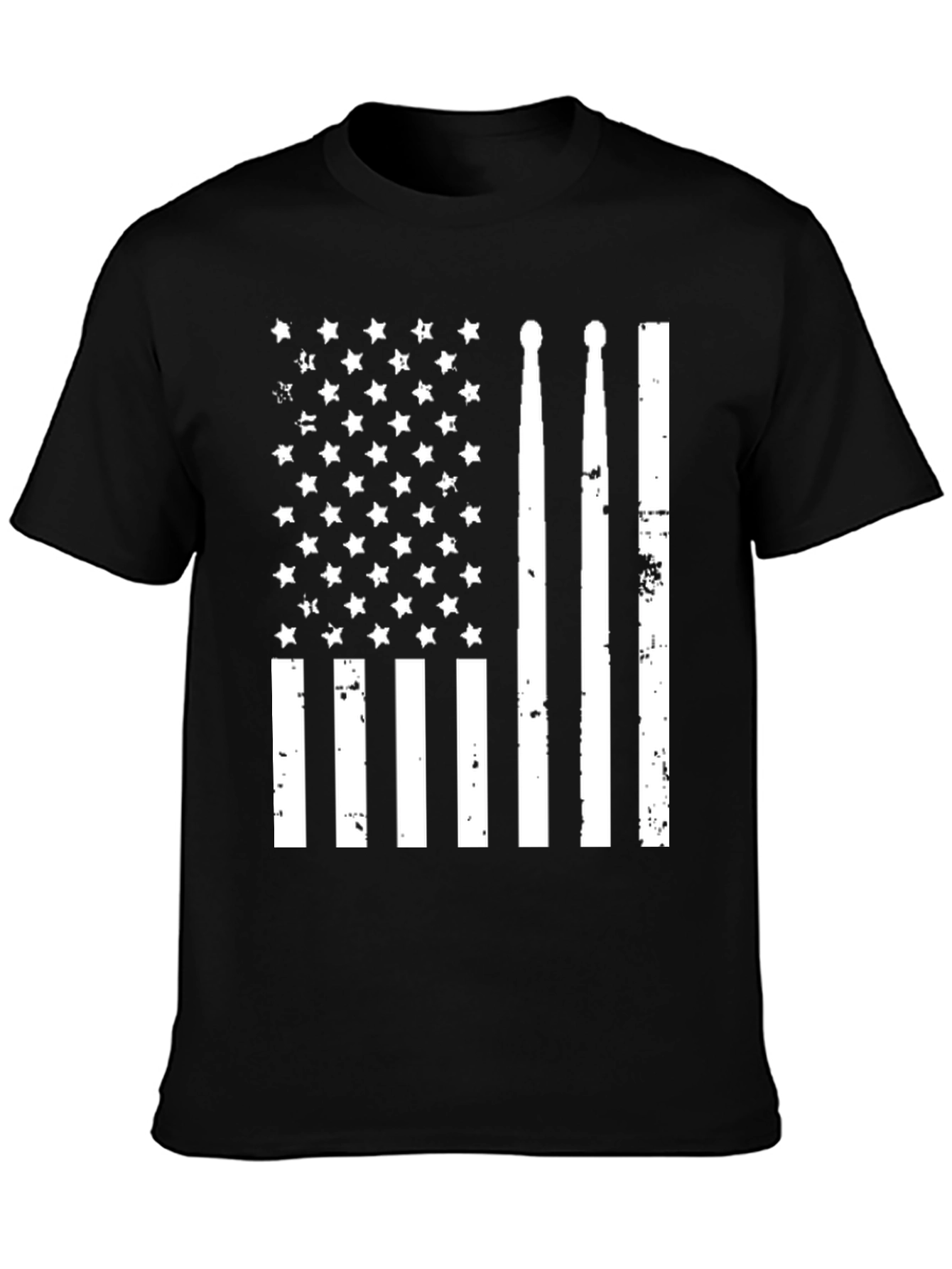 American Flag Drummer T-Shirt