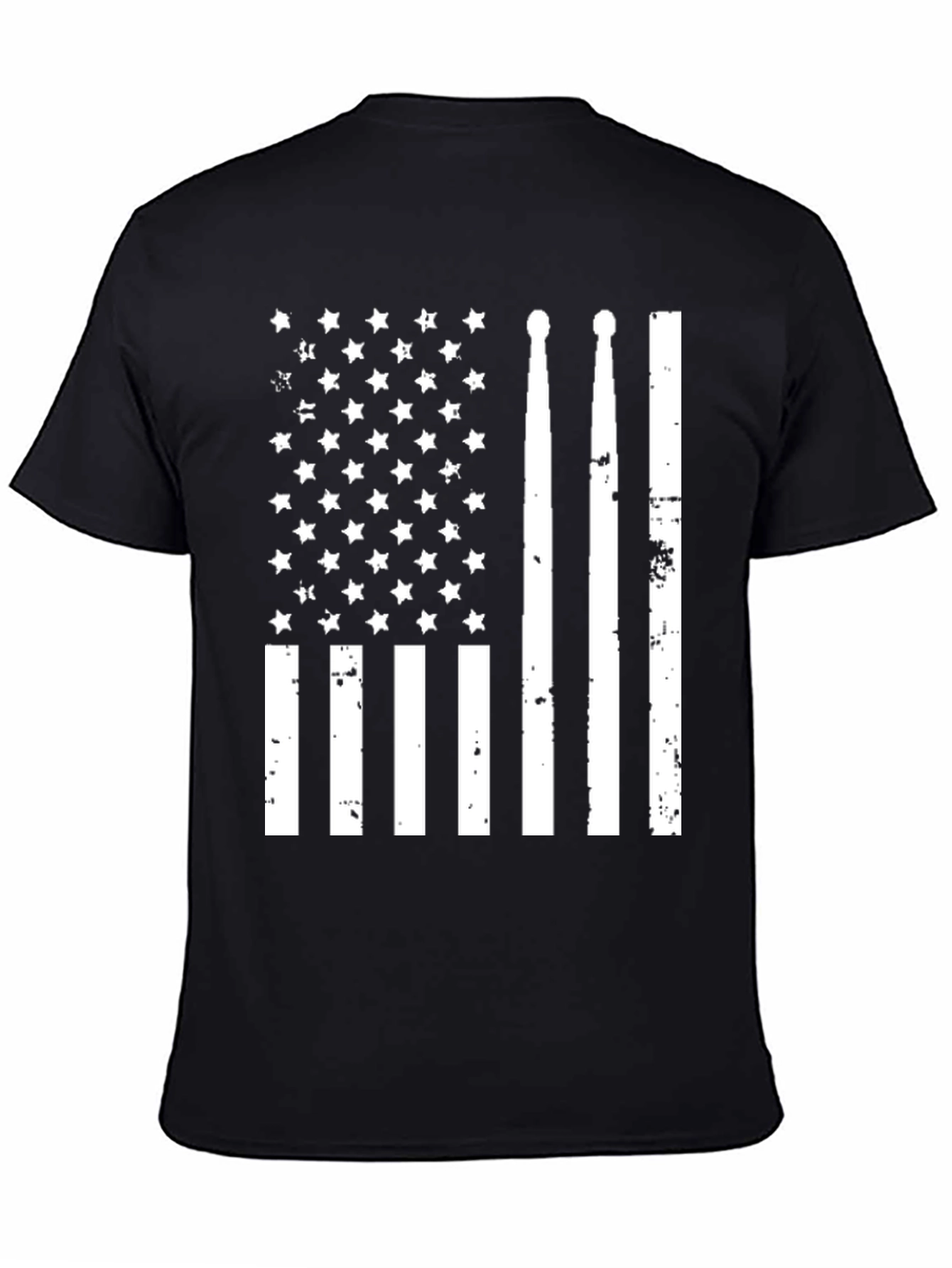 American Flag Drummer T-Shirt