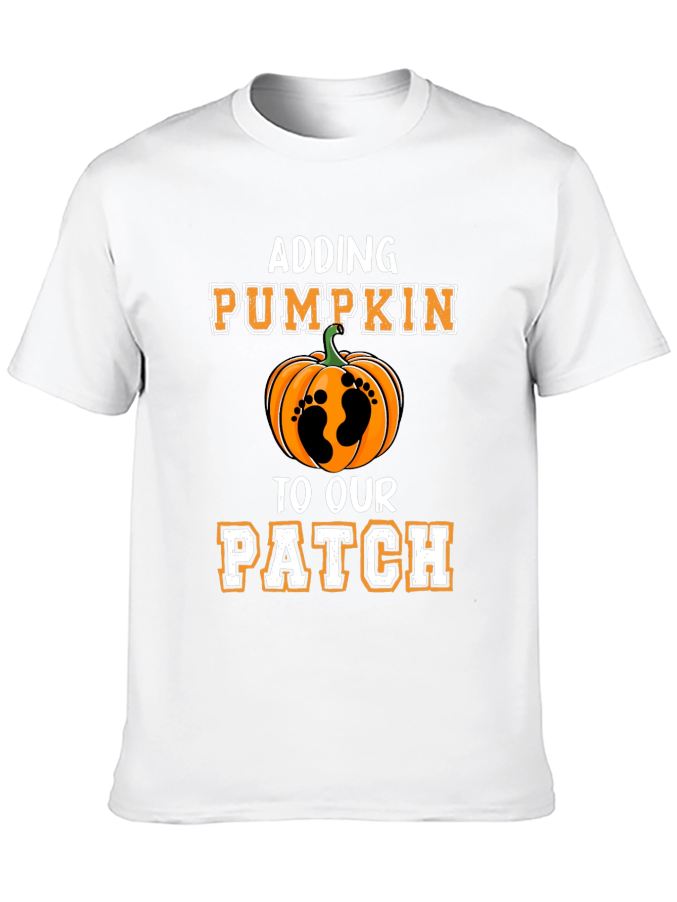 Adding Pumpkin to Our Patch T-Shirt - Pregnancy Announcement