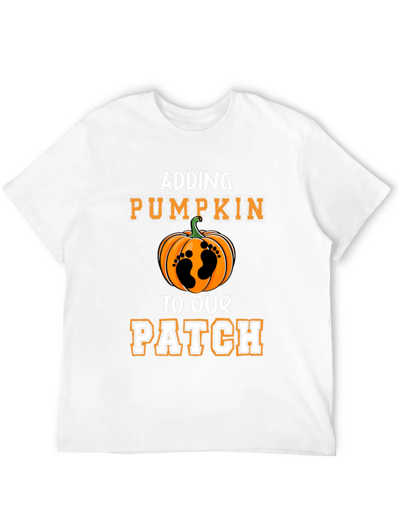 Adding Pumpkin to Our Patch T-Shirt - Pregnancy Announcement