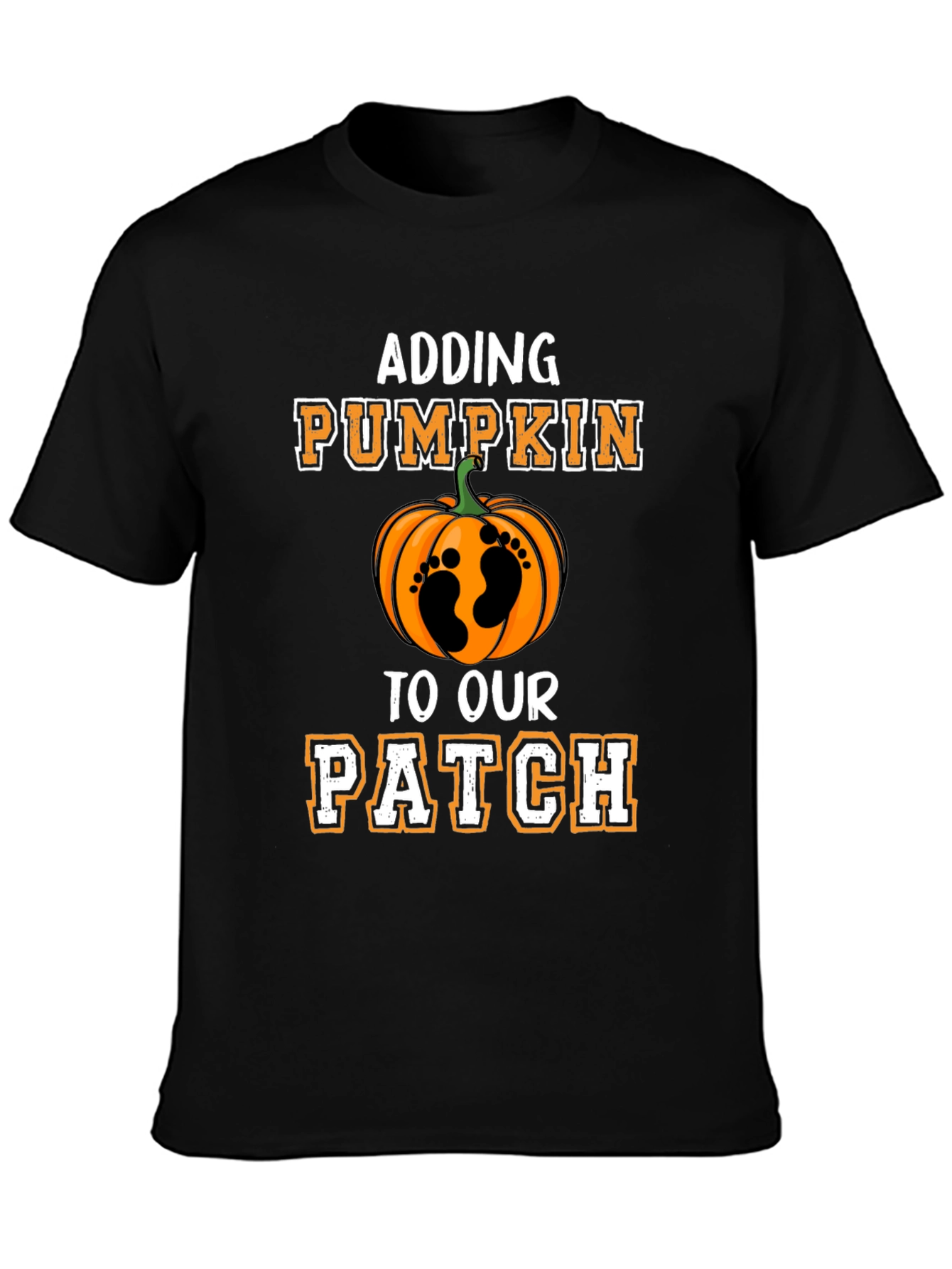 Adding Pumpkin to Our Patch T-Shirt - Pregnancy Announcement