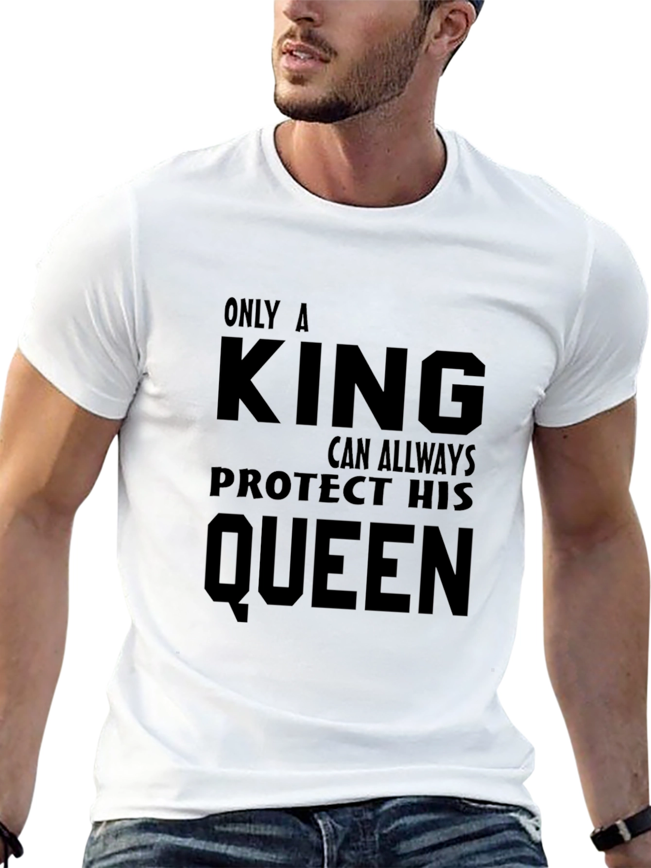 King Protects Queen Graphic Tee
