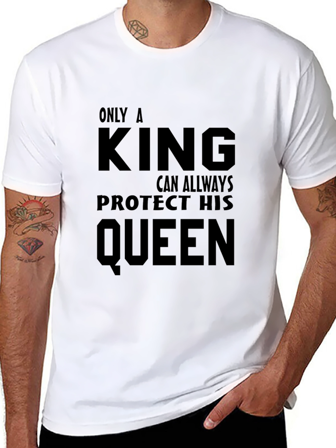 King Protects Queen Graphic Tee