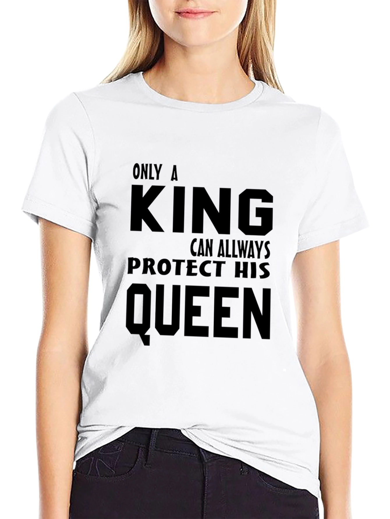 King Protects Queen Graphic Tee