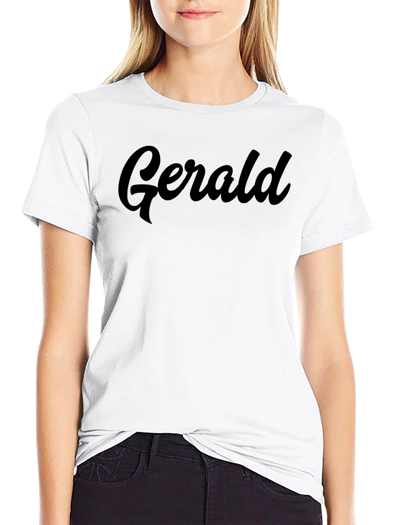 Gerald T-Shirt - Classic Black Crew Neck Tee