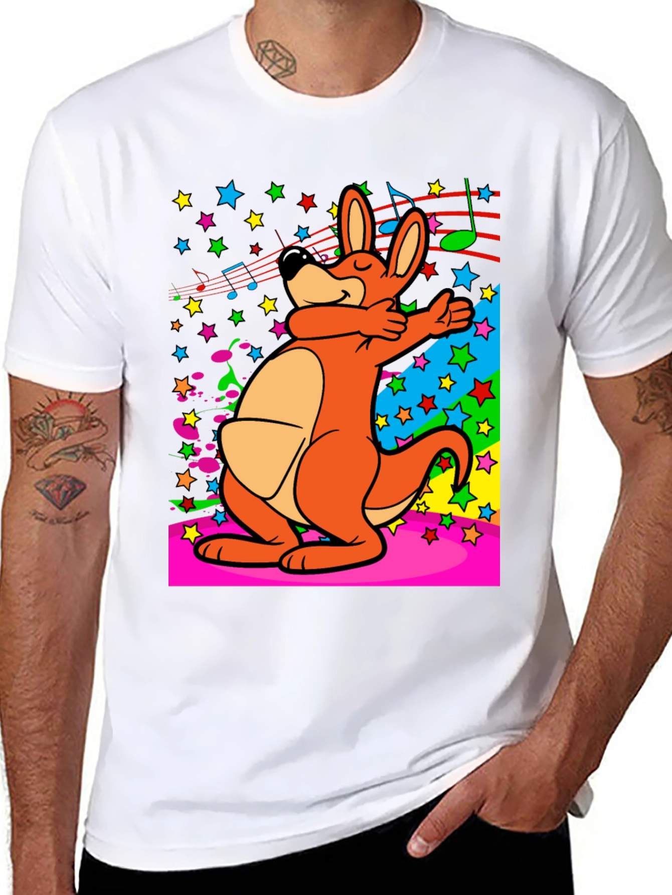 Dabbing Kangaroo T-Shirt