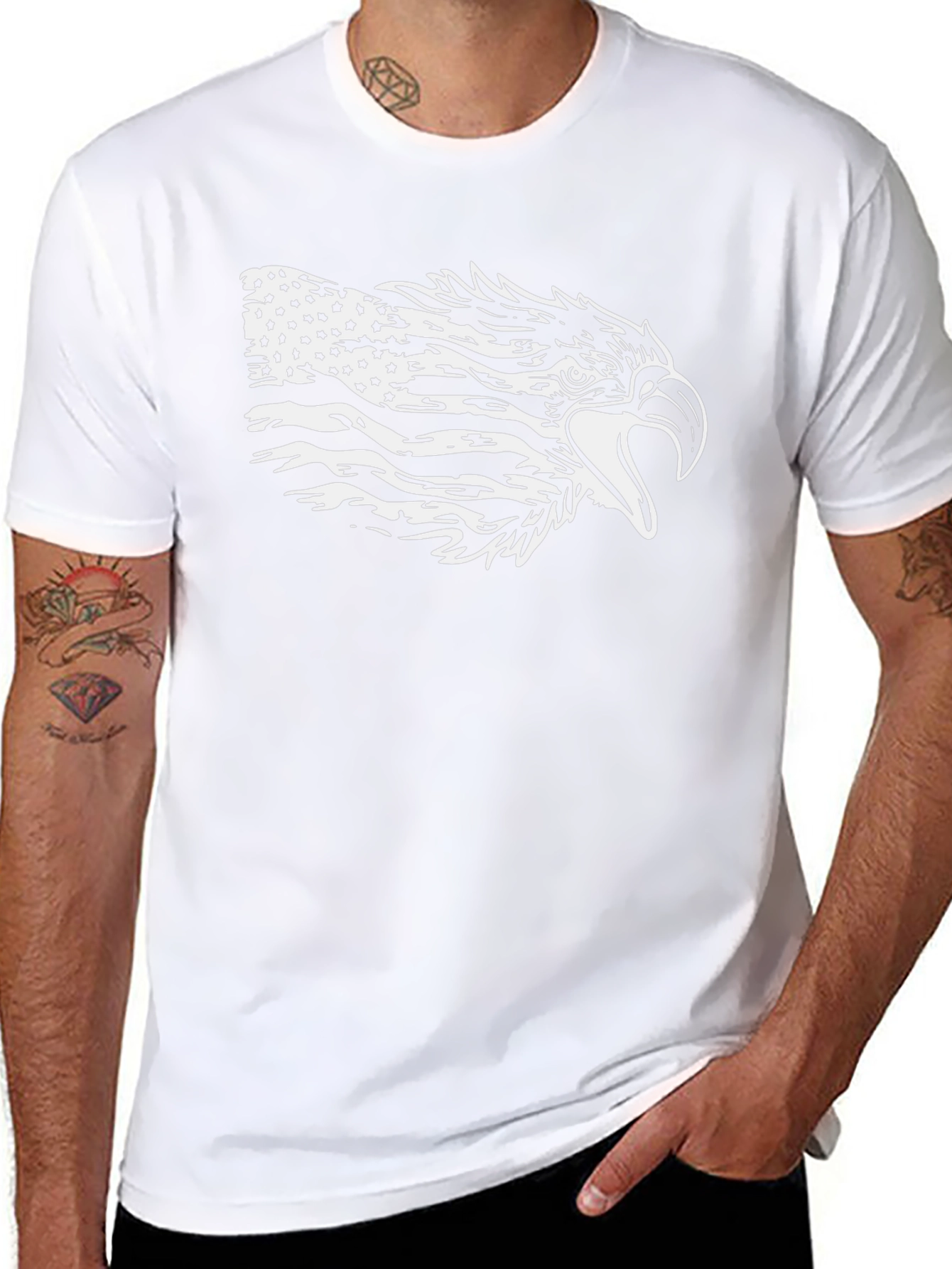 American Eagle Flag Graphic T-Shirt