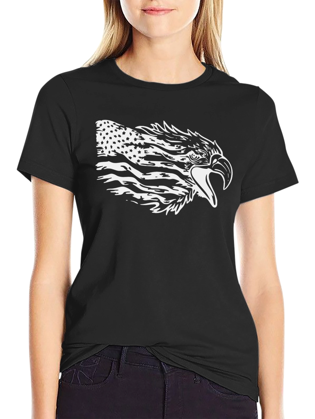 American Eagle Flag Graphic T-Shirt
