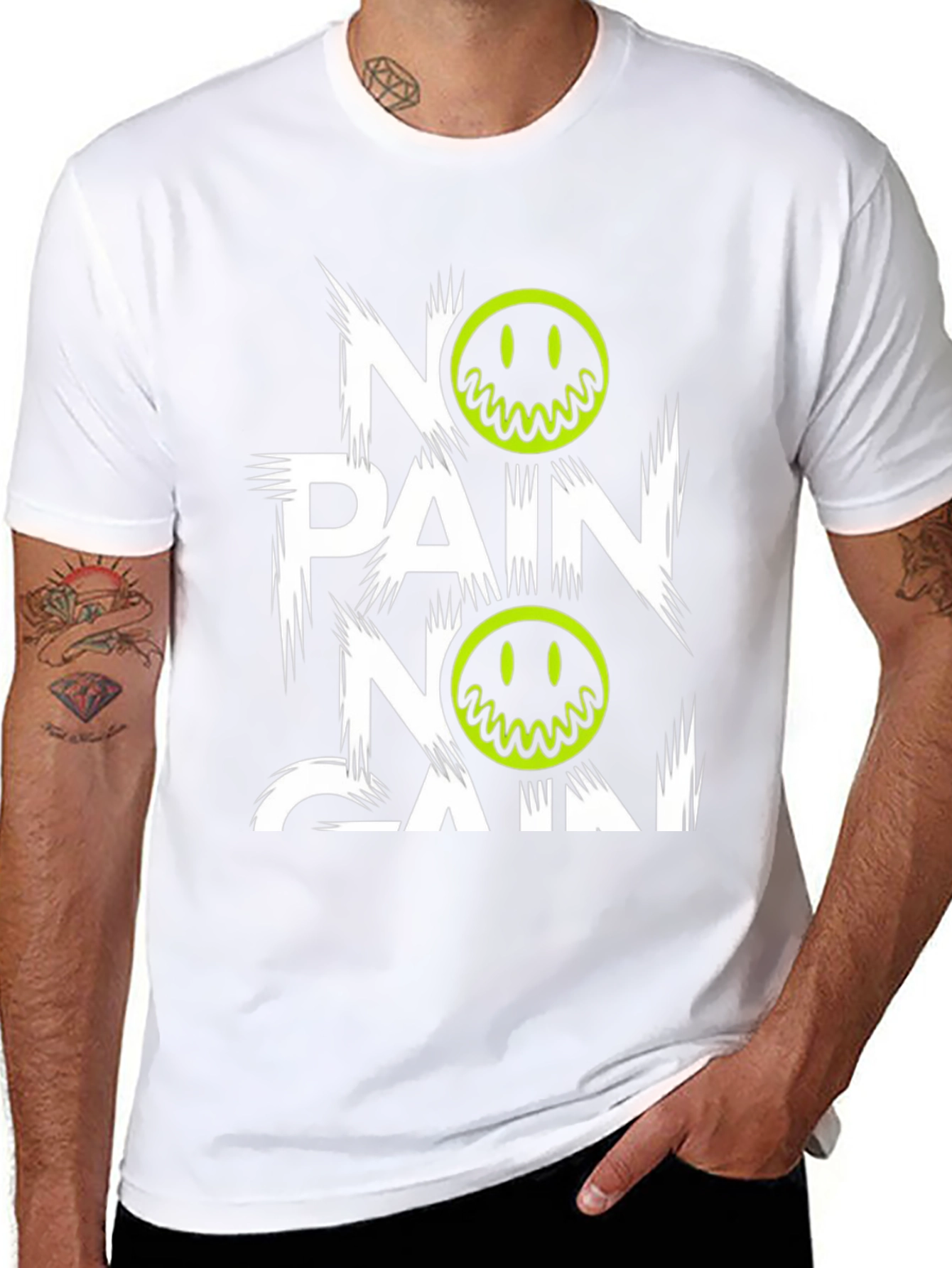 No Pain No Gain Graphic T-Shirt