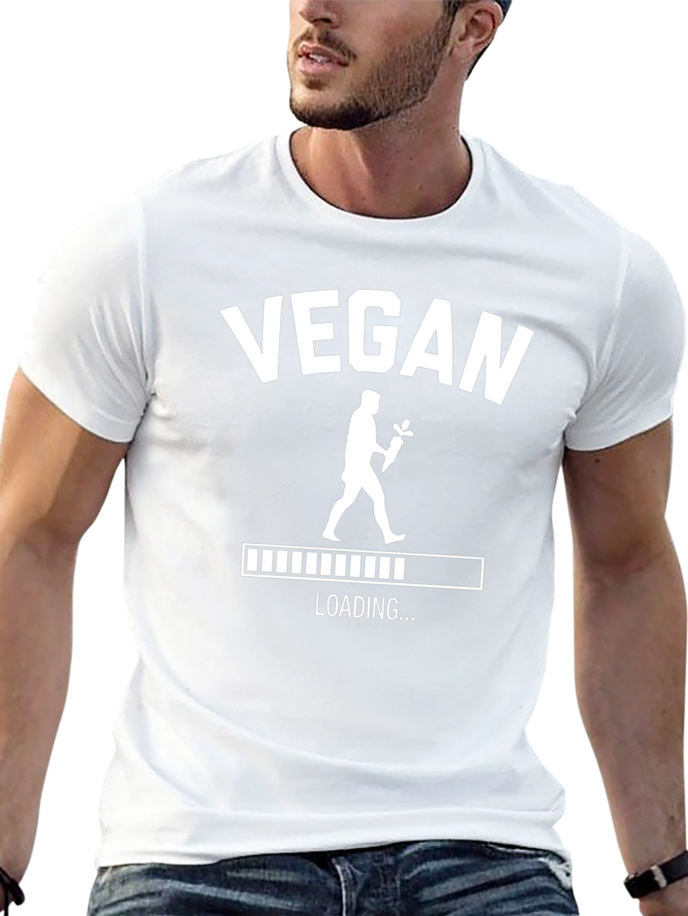 Vegan Loading T-Shirt - Black