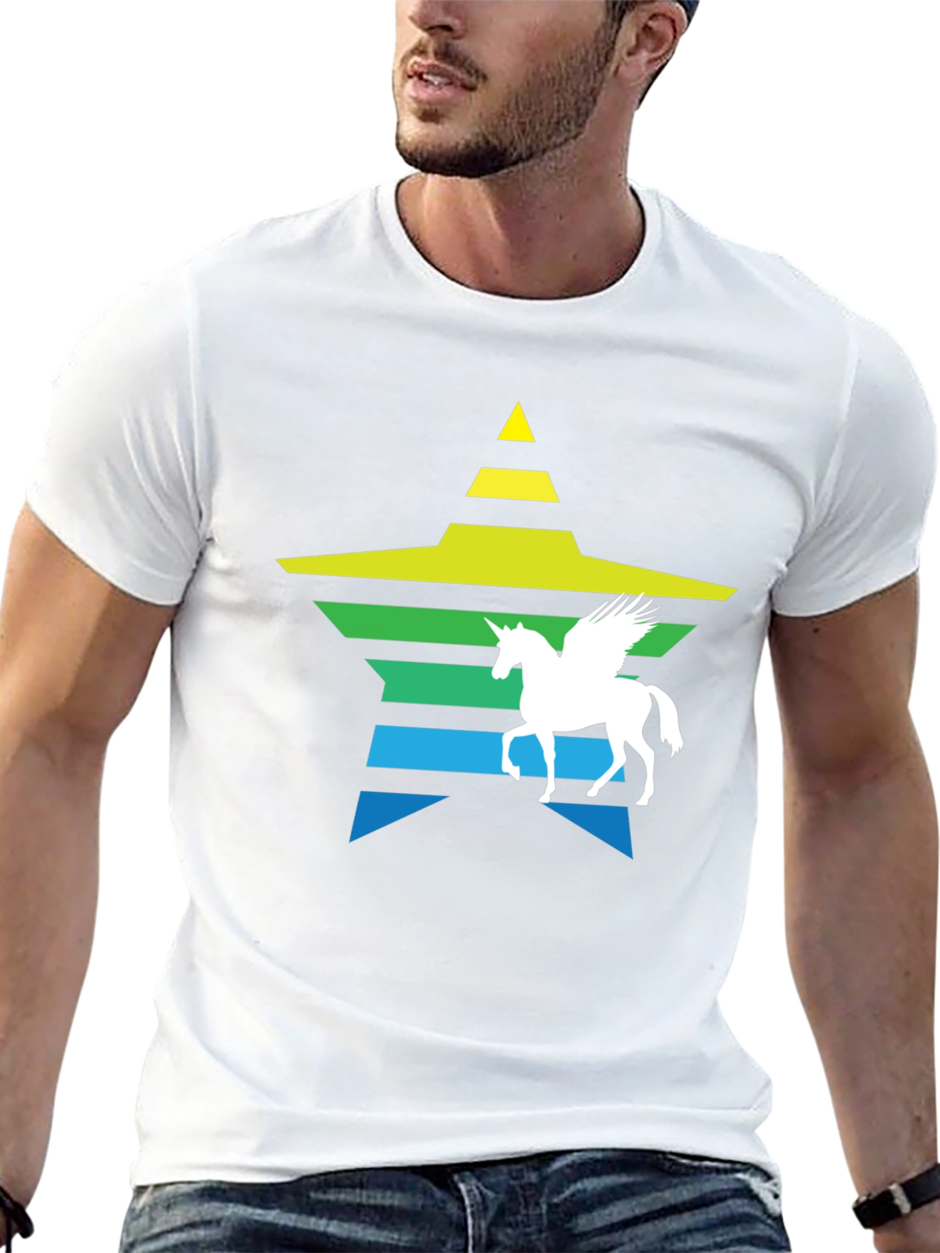Unicorn Star Graphic Tee
