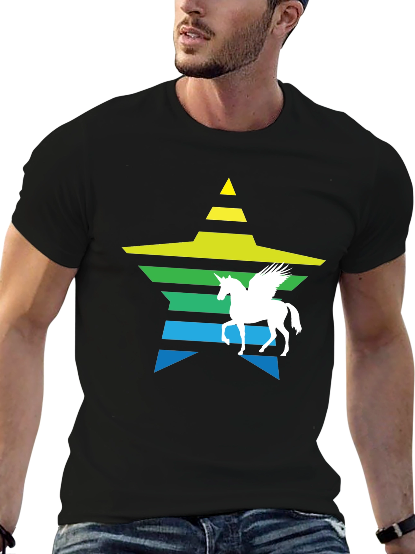 Unicorn Star Graphic Tee