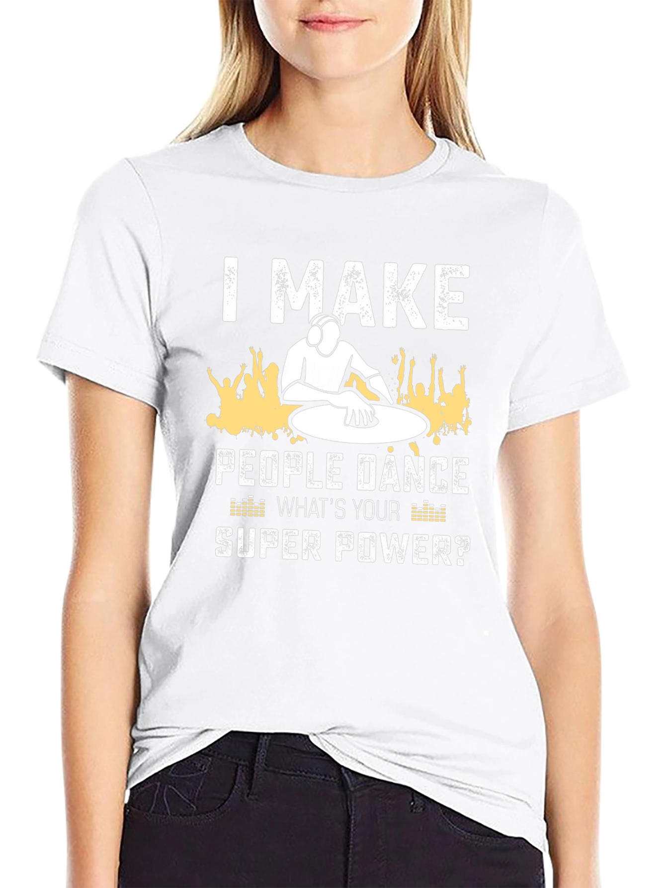 DJ Super Power Graphic T-Shirt