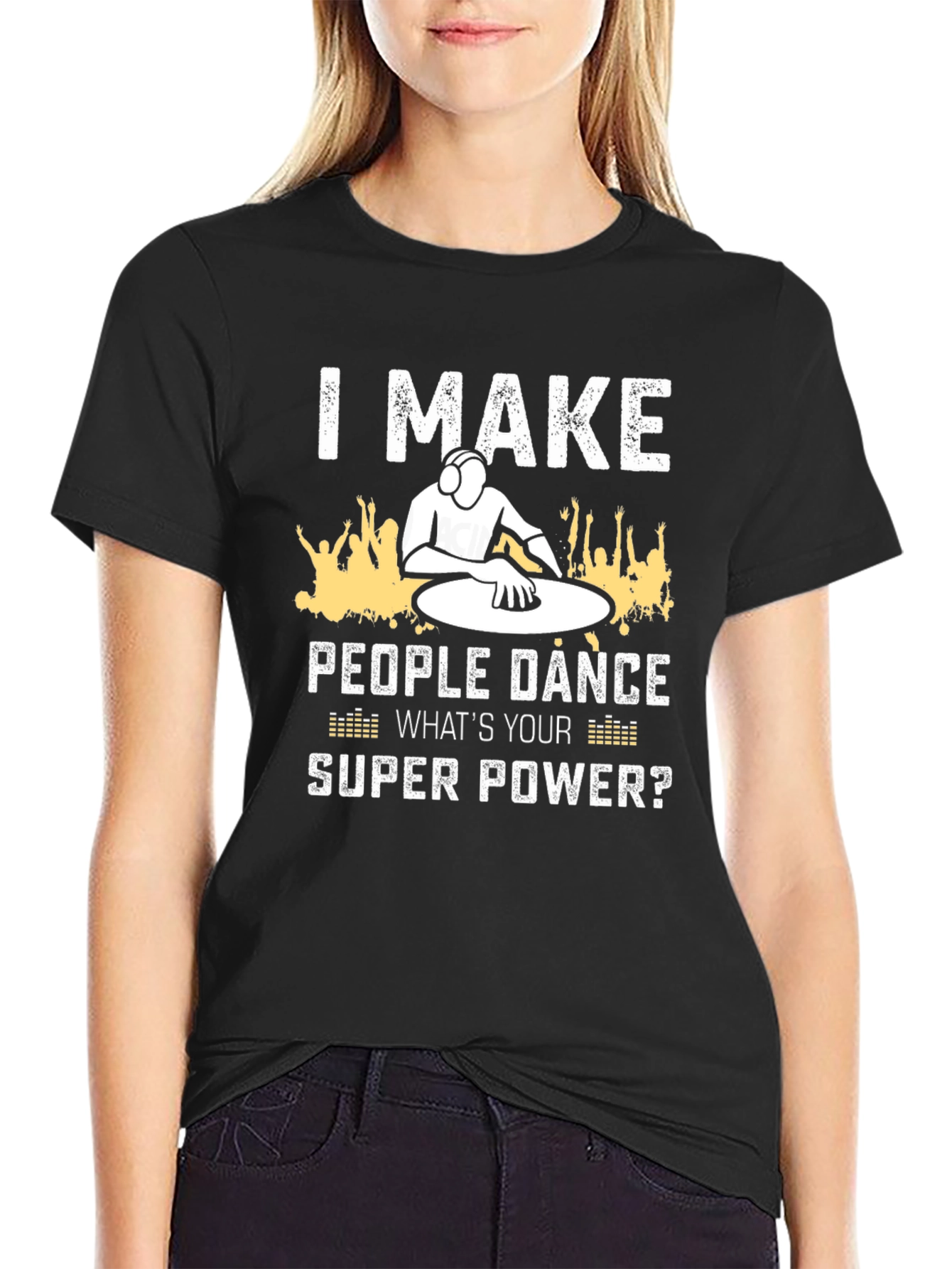 DJ Super Power Graphic T-Shirt