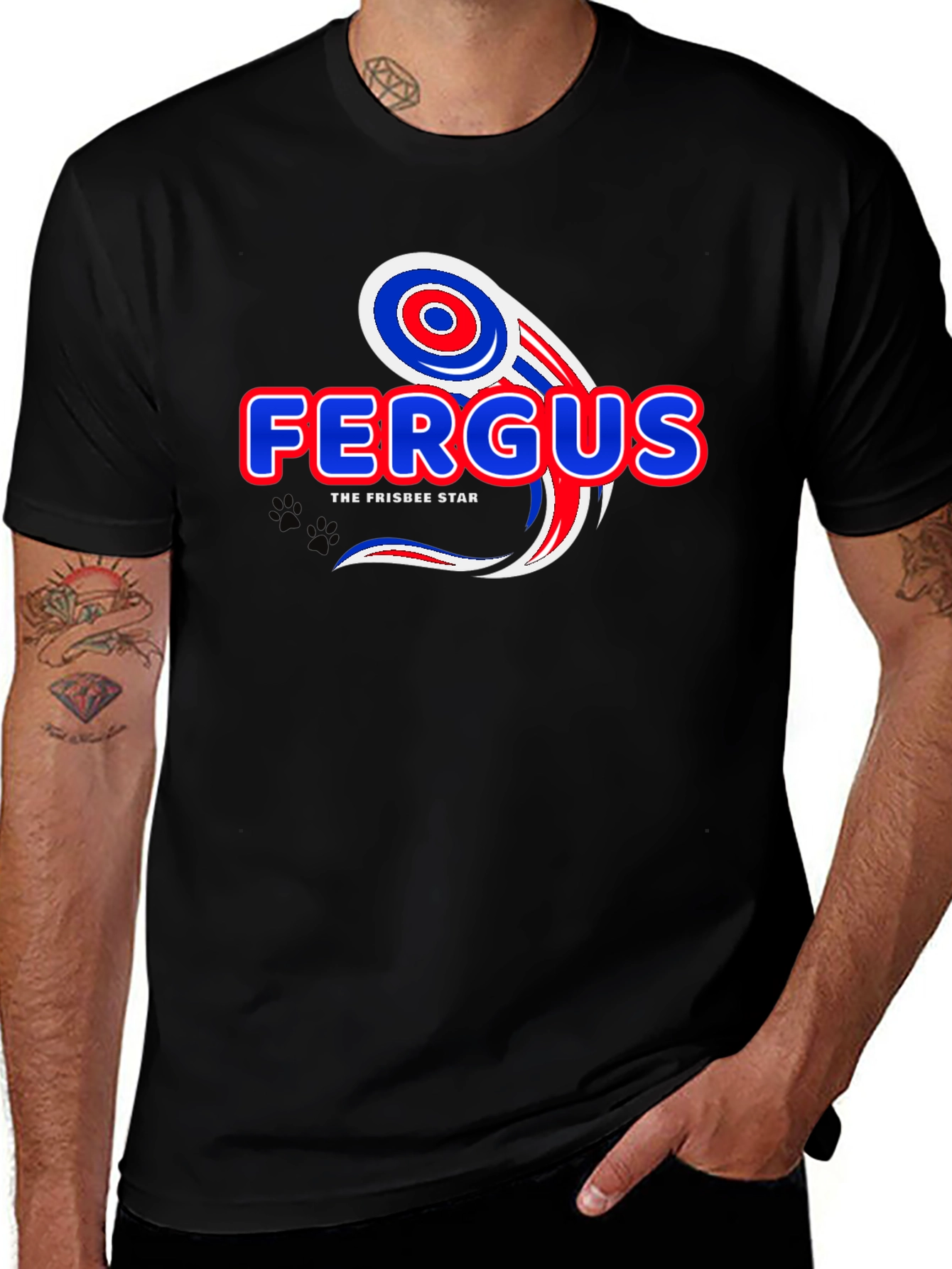 Fergus Frisbee Star T-Shirt