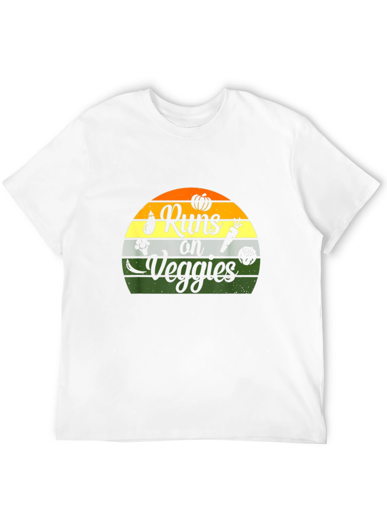 Runs on Veggies Graphic Tee - Vegan Shirt
