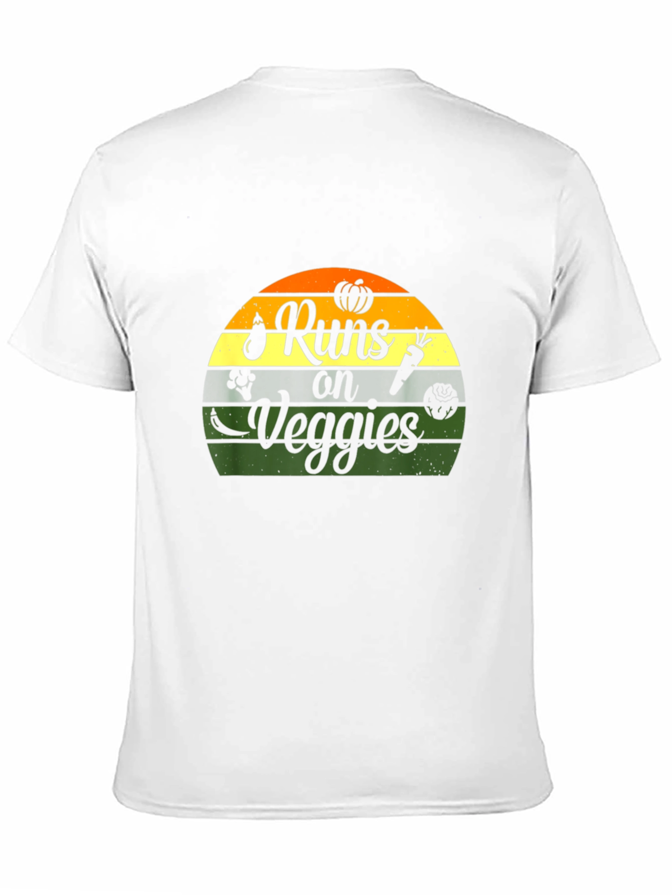 Runs on Veggies Graphic Tee - Vegan Shirt