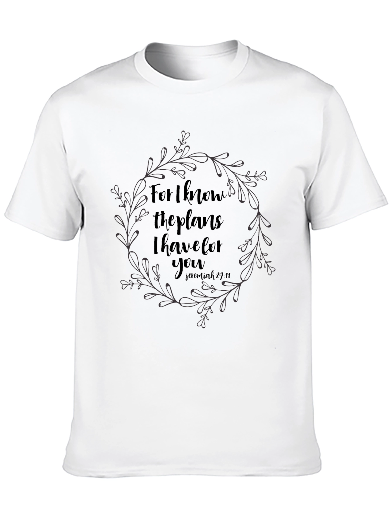 Faith-Inspired Jeremiah 29:11 T-Shirt