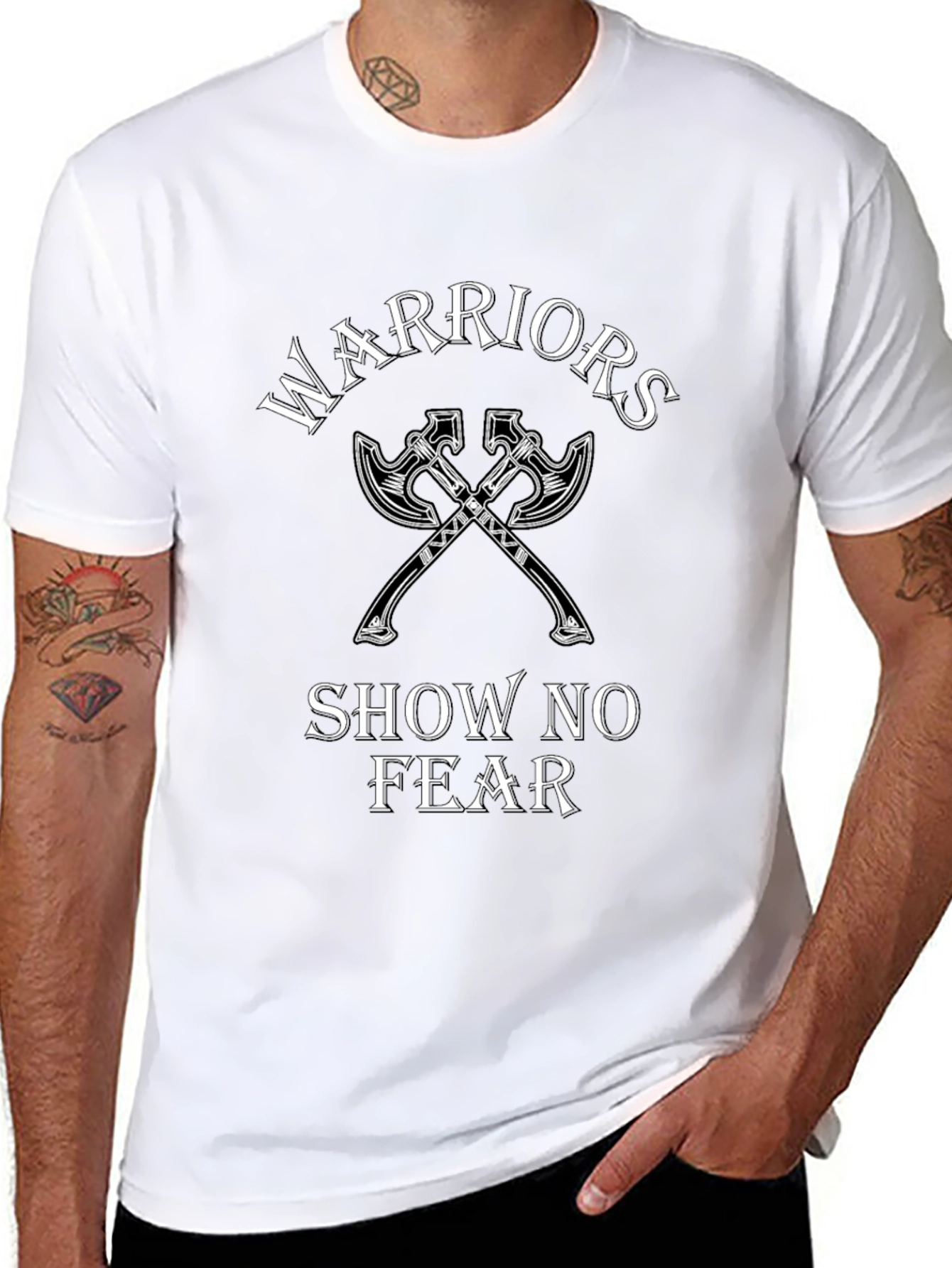 Warrior Axe Black T-Shirt | Show No Fear
